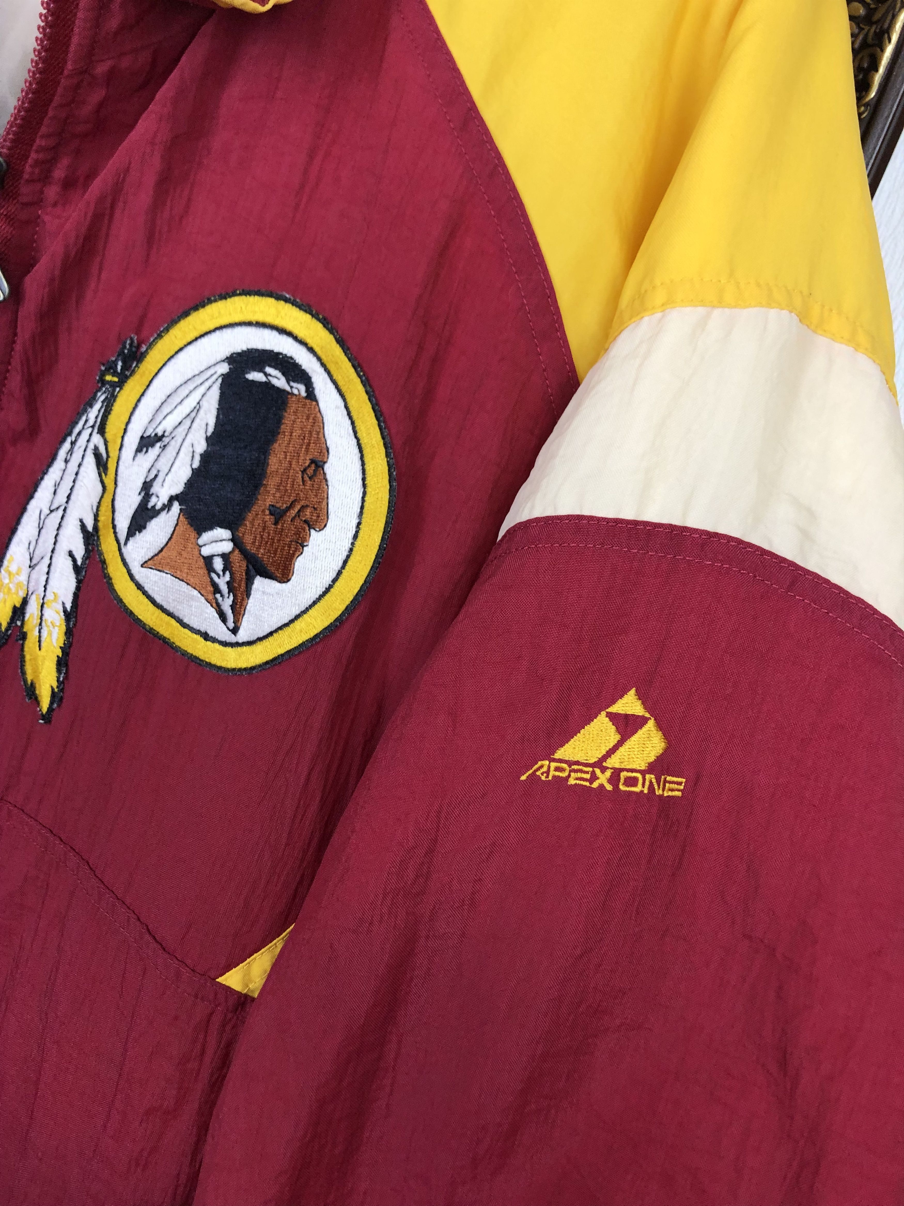 Vintage Vintage 90's NFL Washington Redskins Apex Jacket Mens Size US XXL / EU 58 / 5 - 5 Thumbnail