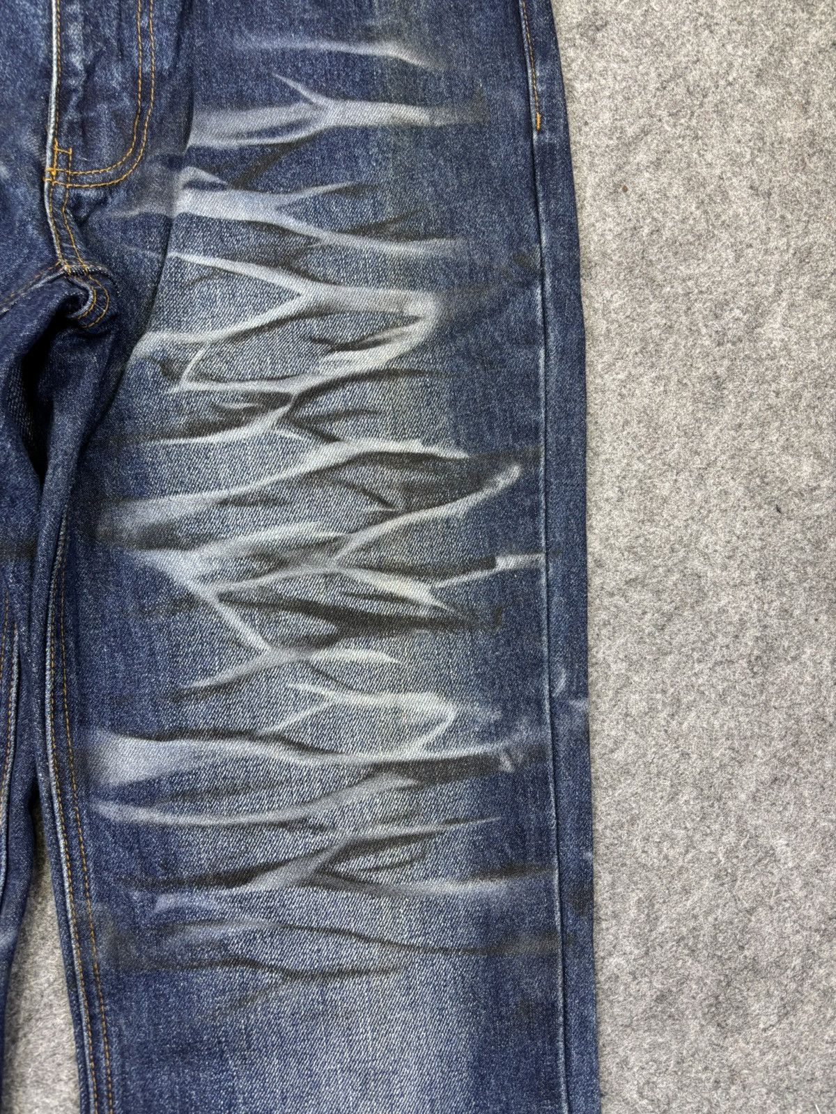 Japanese Brand 💥Artisanal💥LGarage Raw Fades Style Denim F957 Size US 33 - 5 Thumbnail
