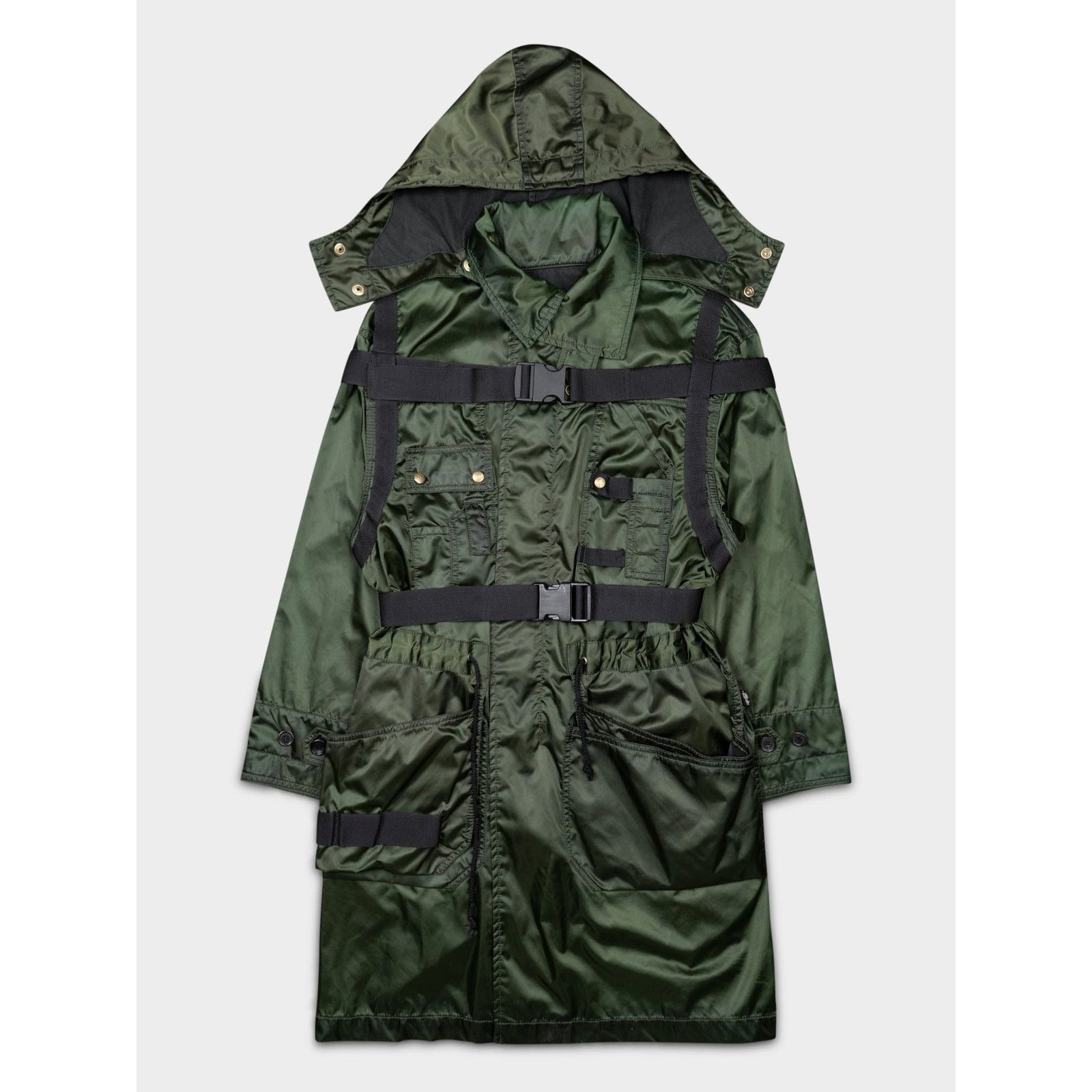 Jean Paul Gaultier Bondage Parka Size US M / EU 48-50 / 2 - 2 Thumbnail