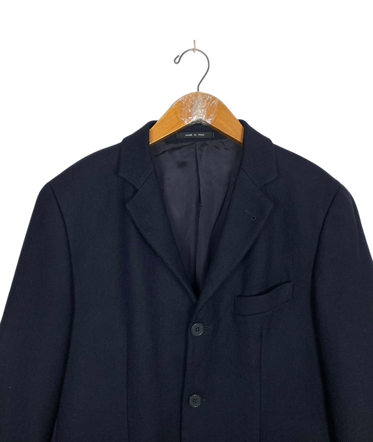 Emporio Armani Rare‼️ Vintage Emporio Armani Wool Blazer Herringbone Italy Size US S / EU 44-46 / 1 - 4 Thumbnail