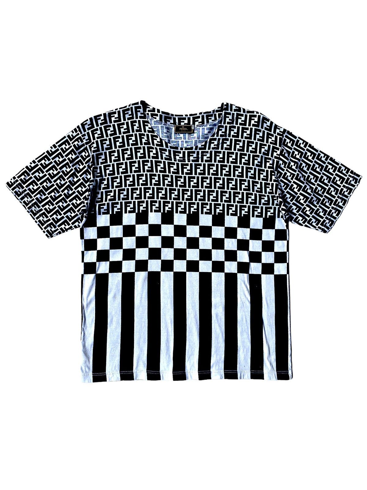Fendi Vintage Fendi Monogram Shirt Size M / US 6-8 / IT 42-44 - 1 Thumbnail