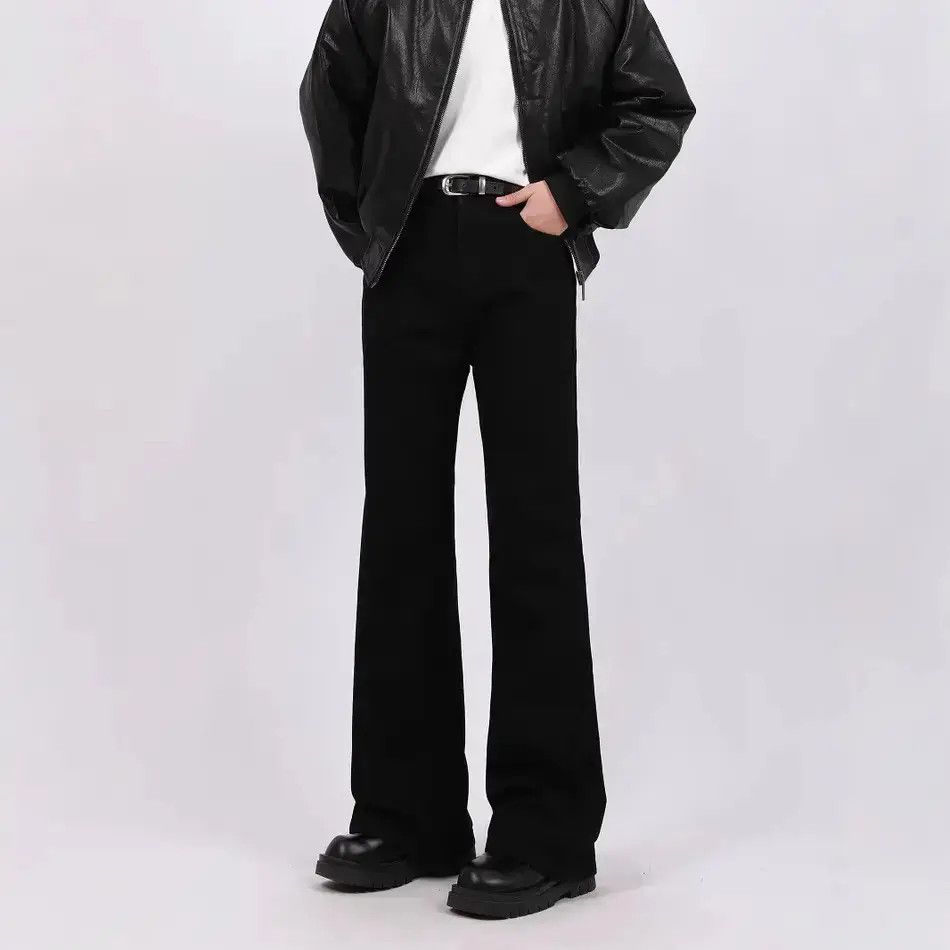 Japanese Brand Retro casual straight leg micro flared jeans Size US 30 / EU 46 - 4 Thumbnail