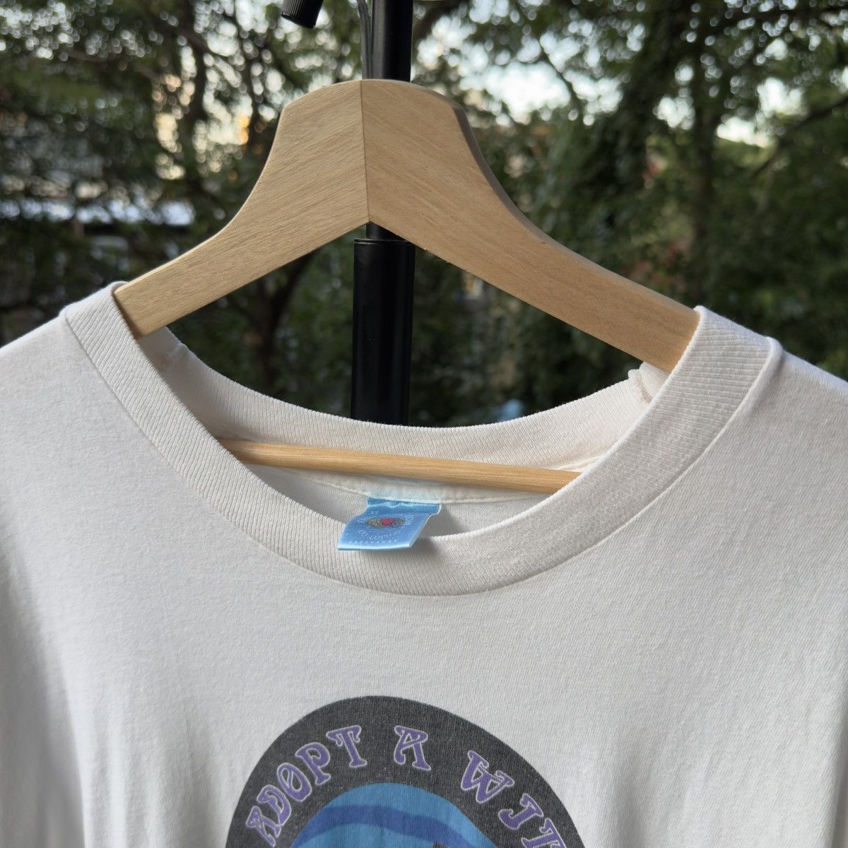 Vintage 90s Salem Witch Faded Thrashed Distressed Tee ERD Grunge Size US XL / EU 56 / 4 - 3 Thumbnail