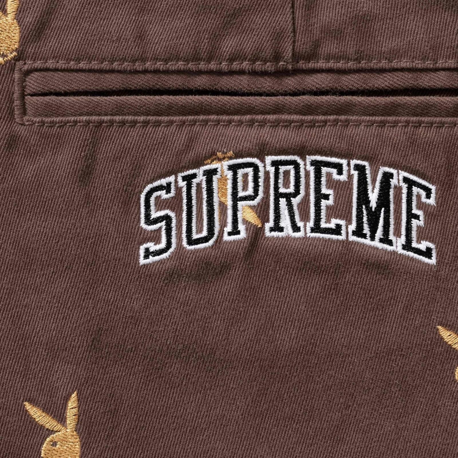 Supreme SS26 Supreme Chino Pant Playboy Brown 32 Size US 32 / EU 48 - 3 Thumbnail