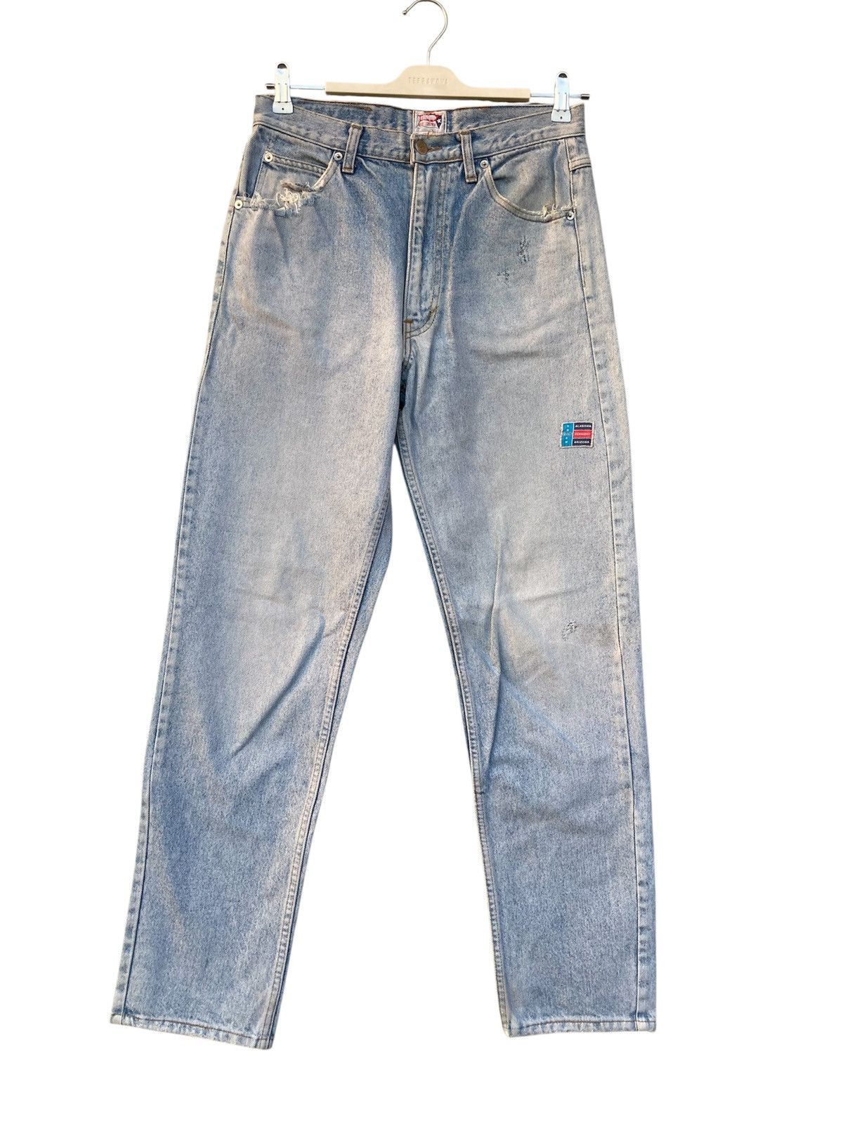 Enrico Coveri Blue Enrico Cover 80s denim jeans Size US 31 - 1 Thumbnail