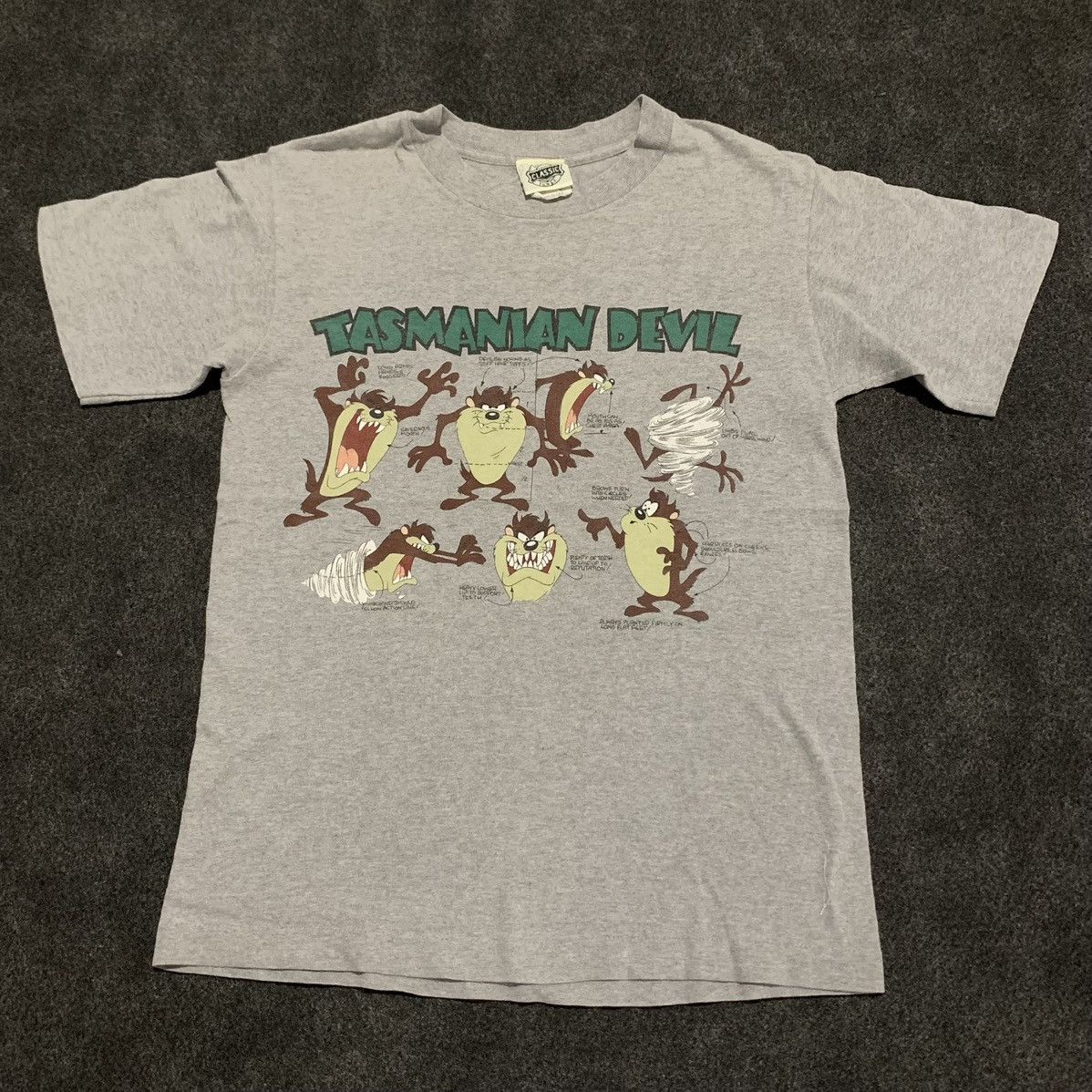 Vintage Vintage 90s Tasmanian Devil Looney Tunes T-Shirt Size US S / EU 44-46 / 1 - 1 Thumbnail