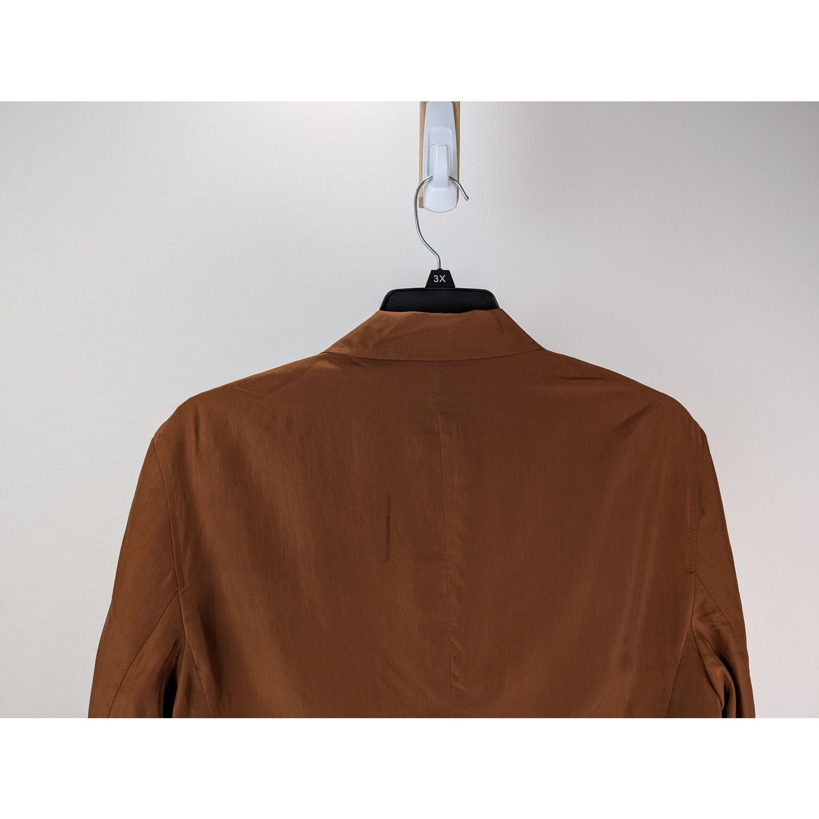Gant o1rshd1 CC20 Relaxed Silk Suit Blazer Jacket in Cognac Brown Size US S / EU 44-46 / 1 - 11 Thumbnail