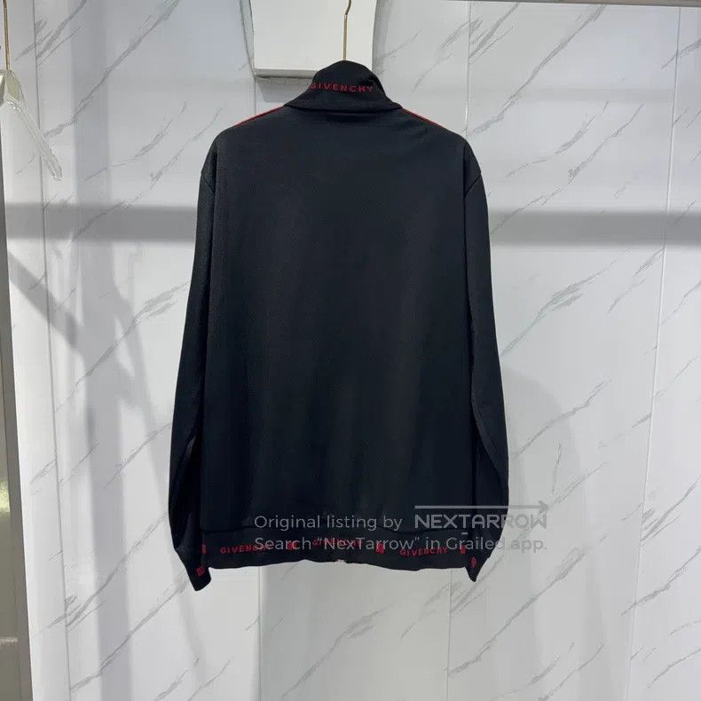 Givenchy Givenchy Four-panel black and red embroidered logo zipper Size US L / EU 52-54 / 3 - 2 Thumbnail