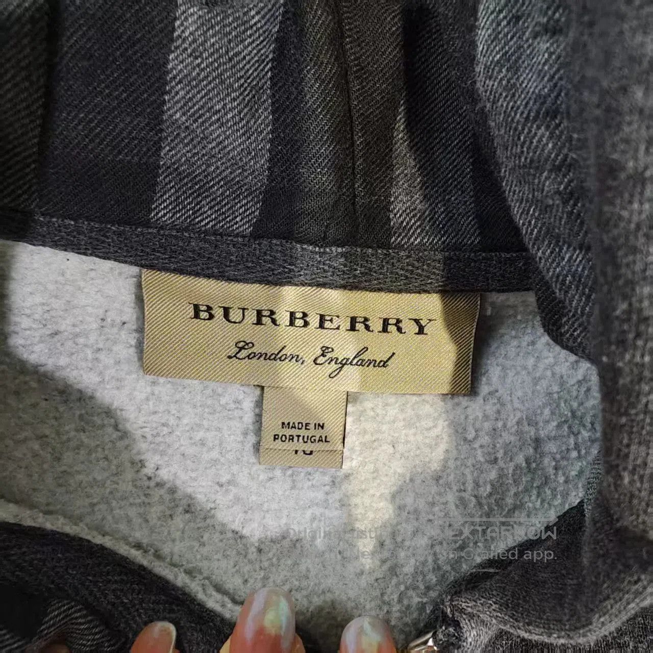 Burberry burberry dark gray embroidered hoodie jacket. Size US XL / EU 56 / 4 - 3 Thumbnail