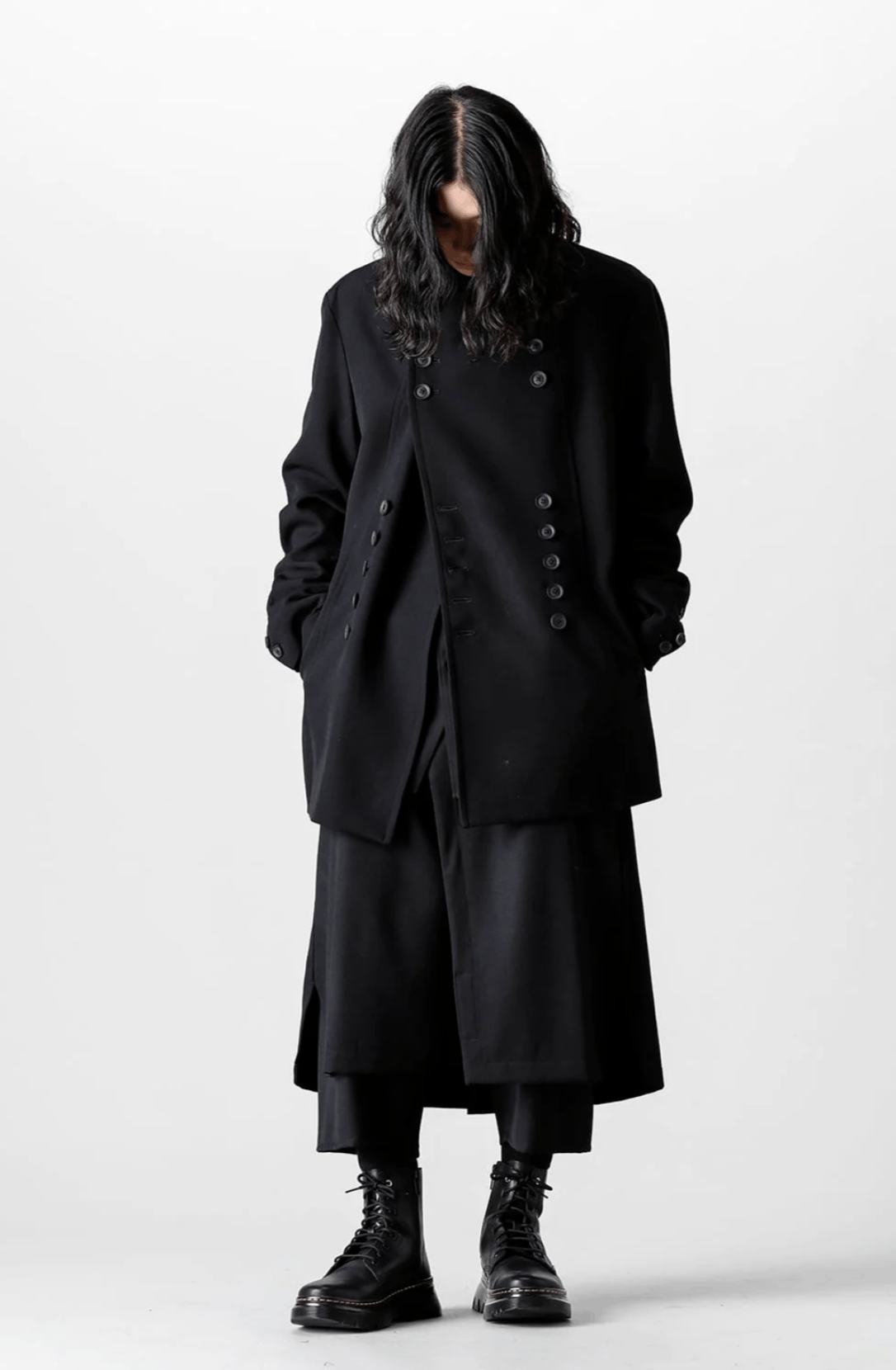 Yohji Yamamoto Yohji Yamamoto Pour Homme Military uniform Stand Army jacket Size US M / EU 48-50 / 2 - 13 Thumbnail