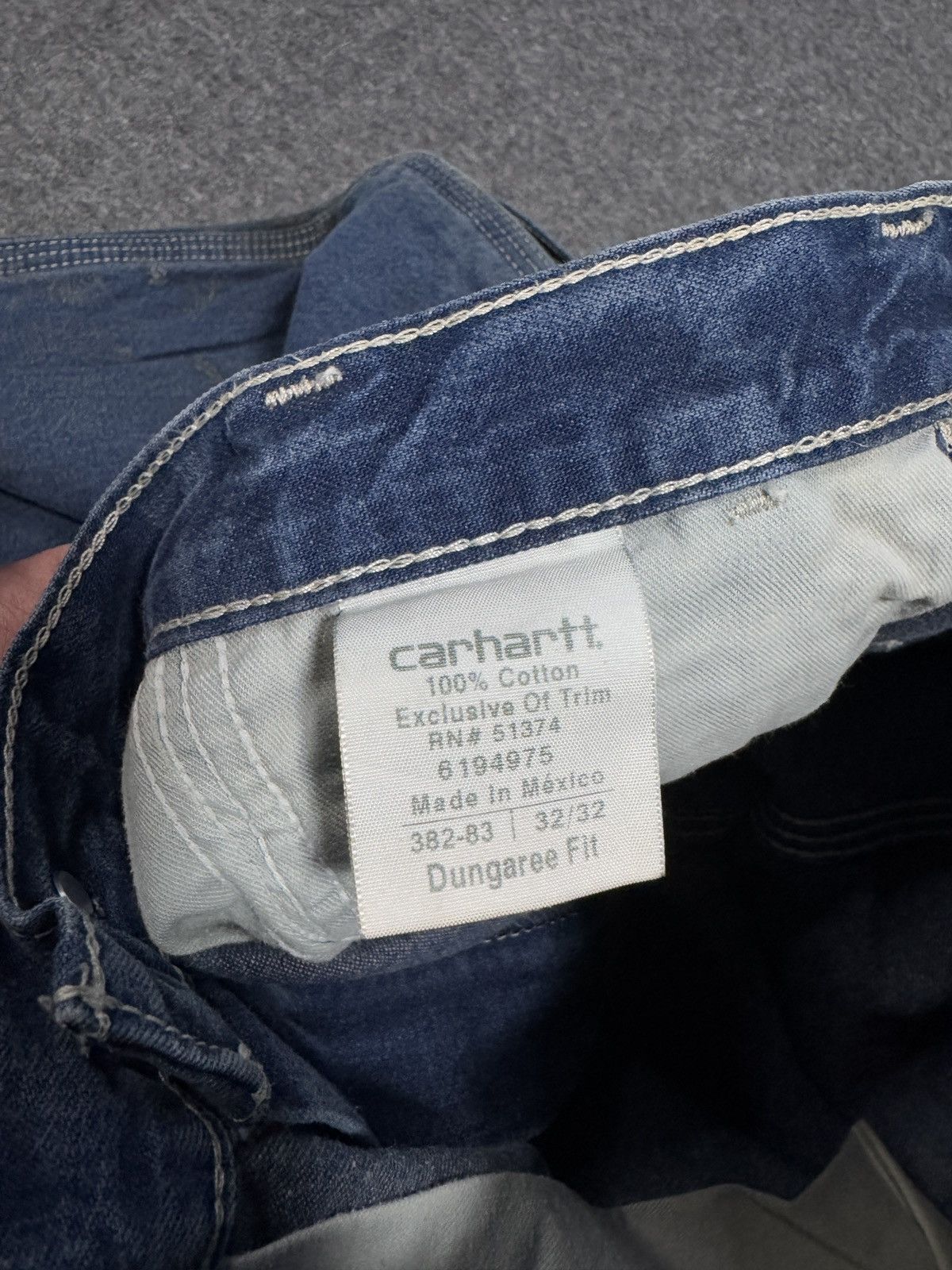 Carhartt Carhartt carpenter pants 32/32 distressed faded splattered Size US 32 / EU 48 - 7 Thumbnail