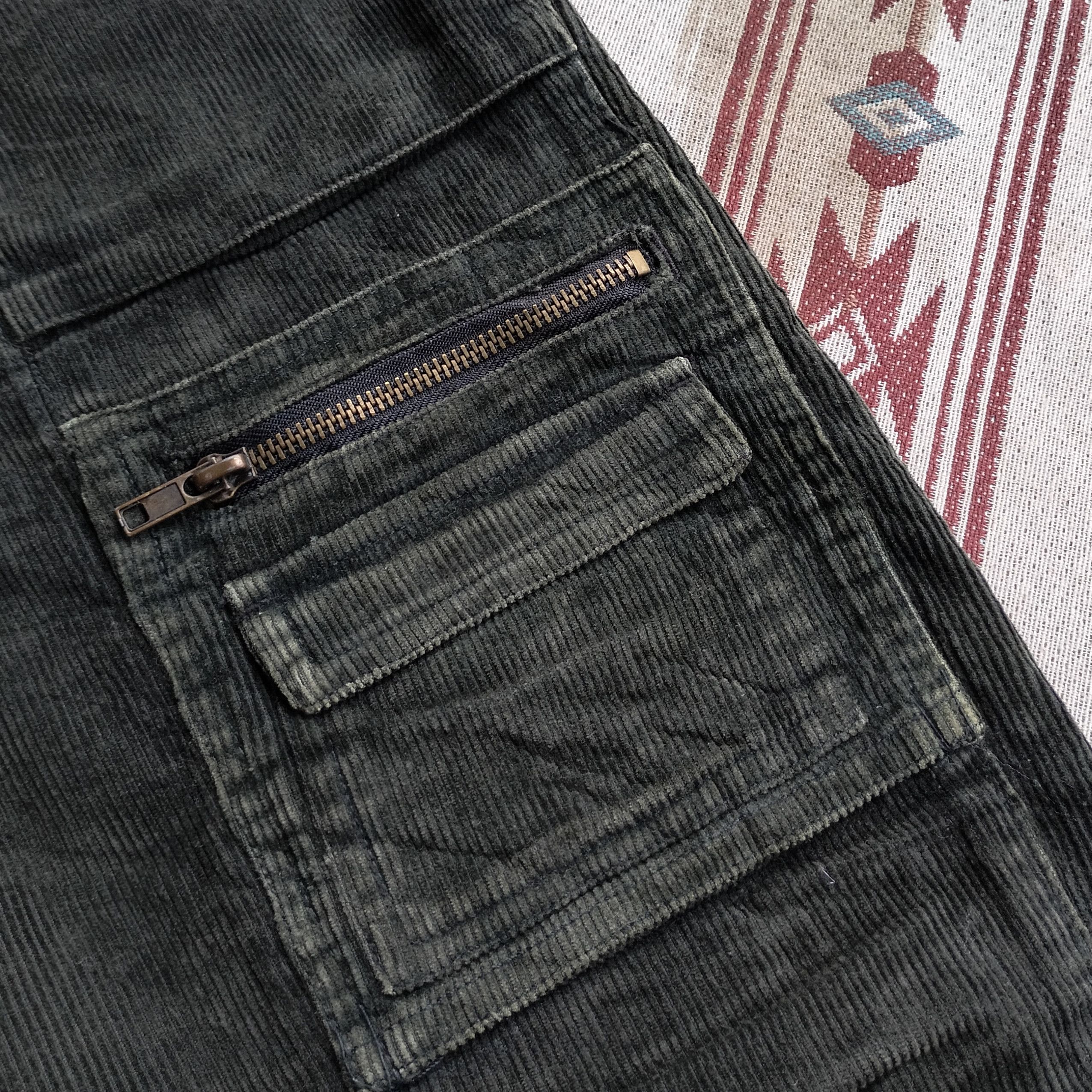 Vintage Denim Lab black wash corduroy bush pants Size US 29 - 4 Thumbnail