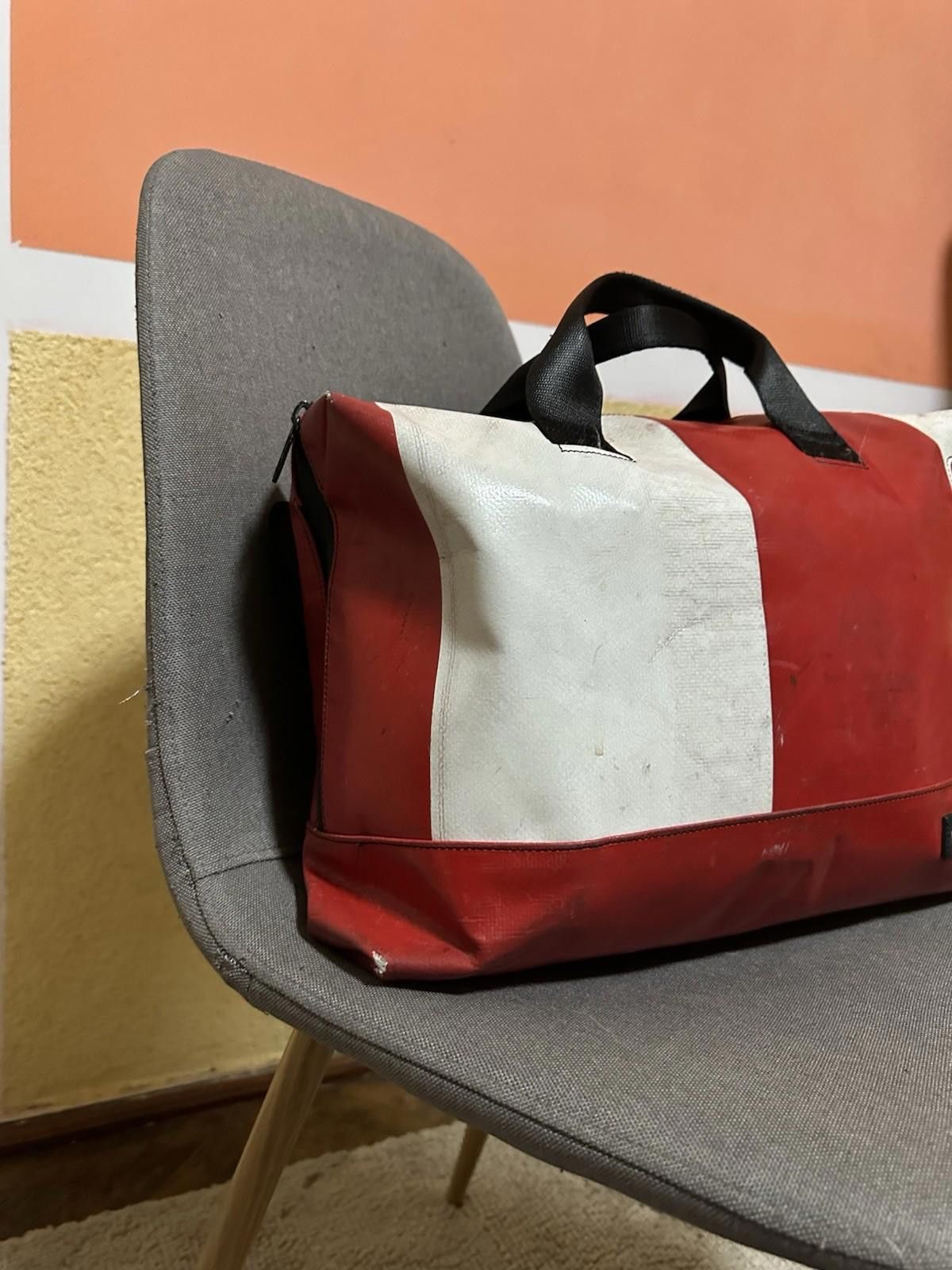 Freitag Freitag F304 Roy Bag Red White Size ONE SIZE - 3 Thumbnail