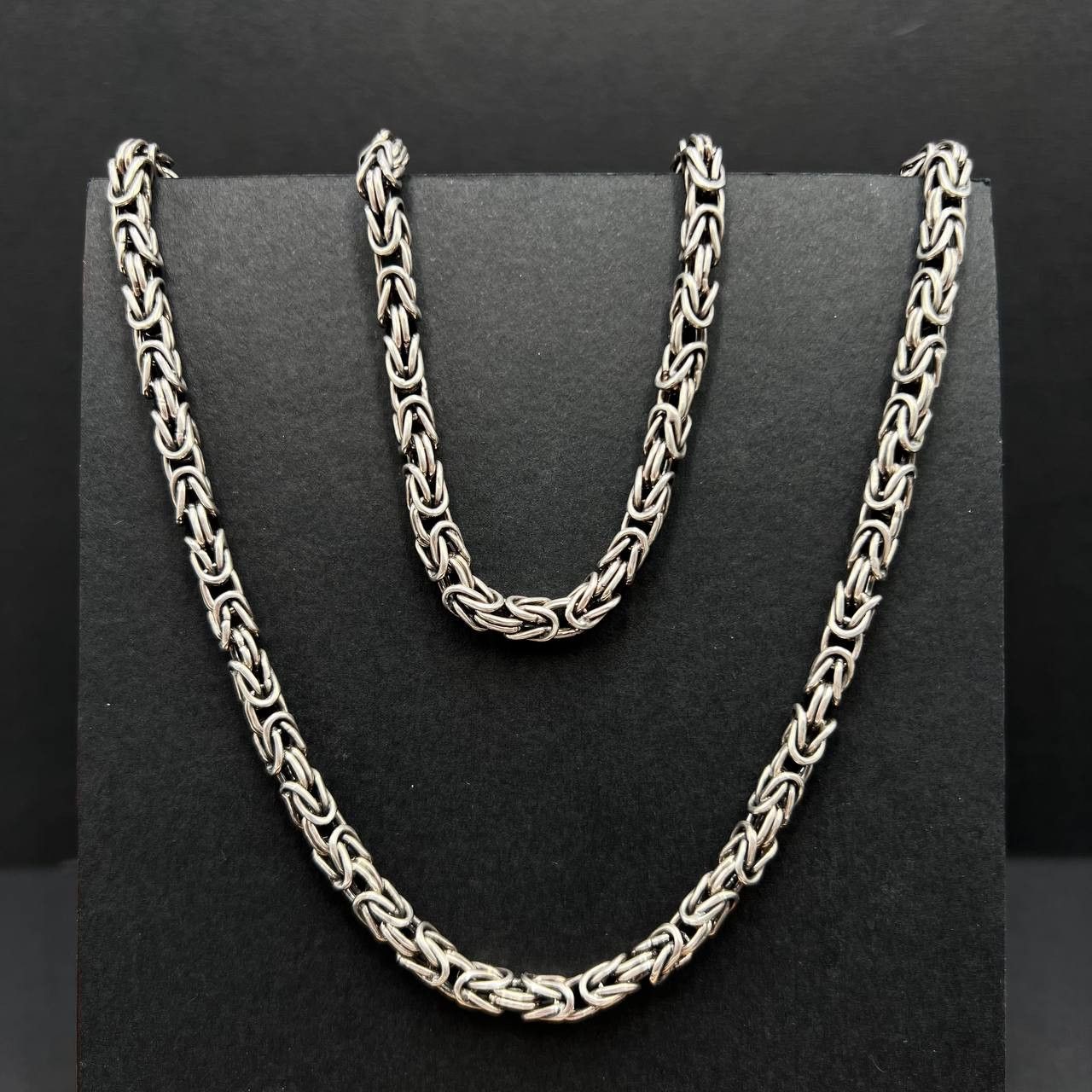 Large Vintage Sterling Silver 925 Men's Jewelry Chain 51 gr