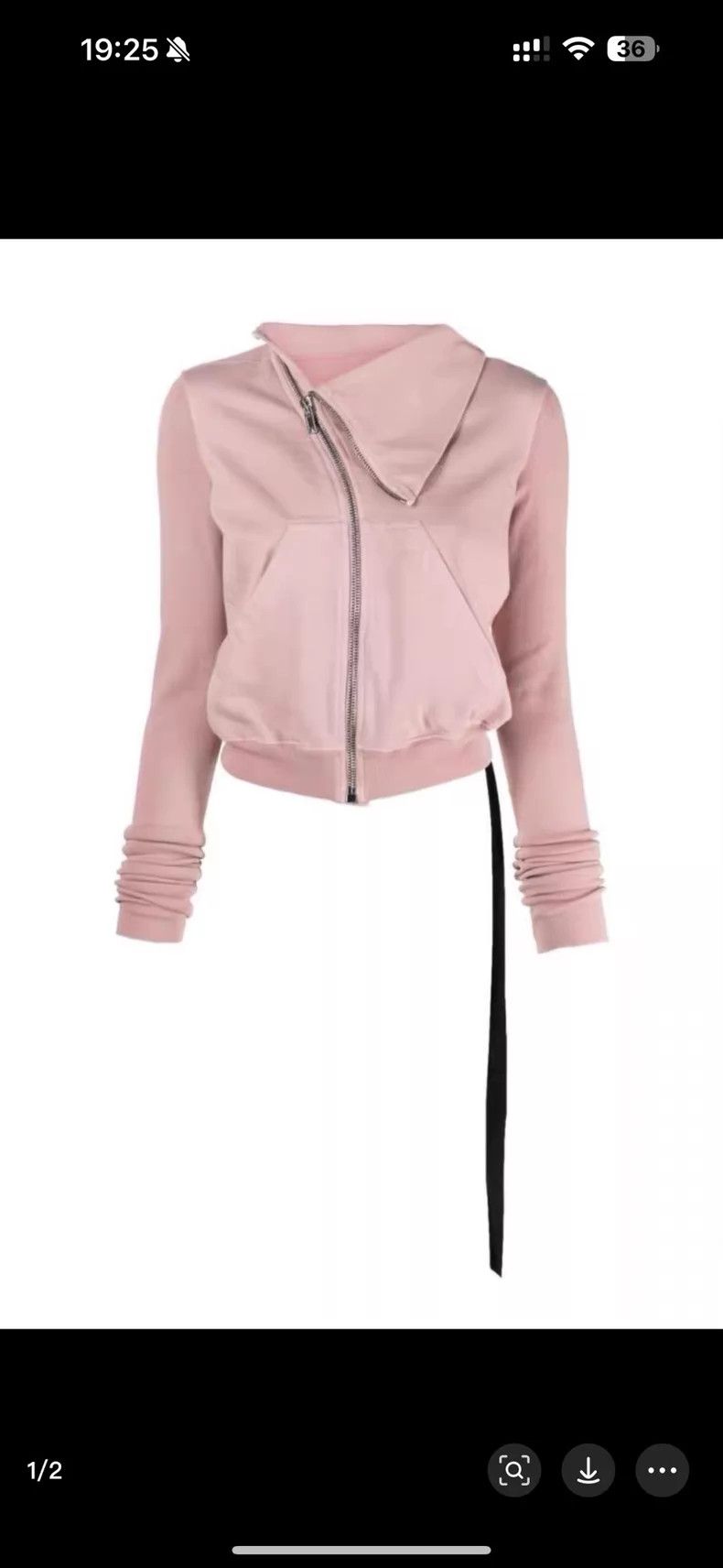 Rick Owens Rick Owens Light Pink Wizard Hat Jacket Size XS / US 0-2 / IT 36-38 - 6 Thumbnail