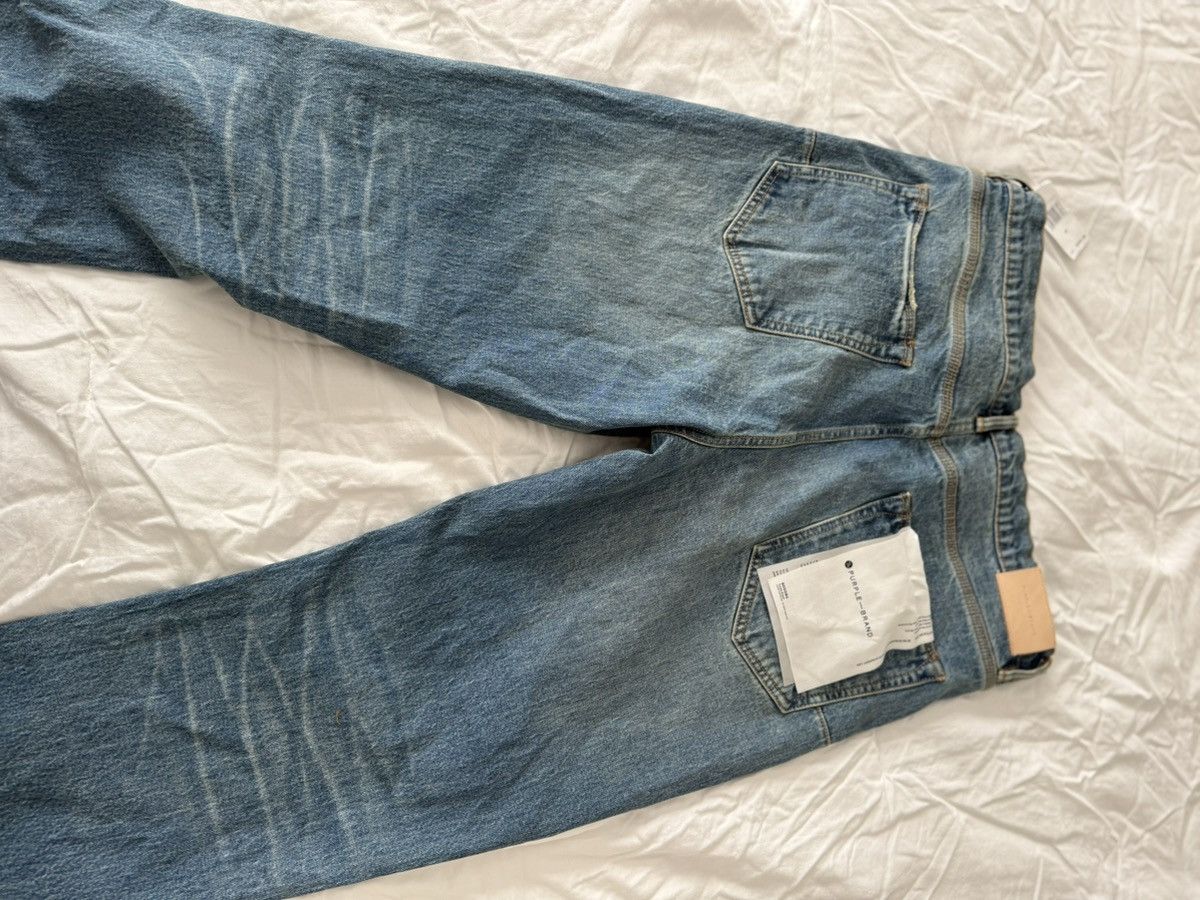 Purple Brand Purple Brand Mid Worn Vintage Jeans “Mid Indigo” Size US 38 / EU 54 - 4 Thumbnail