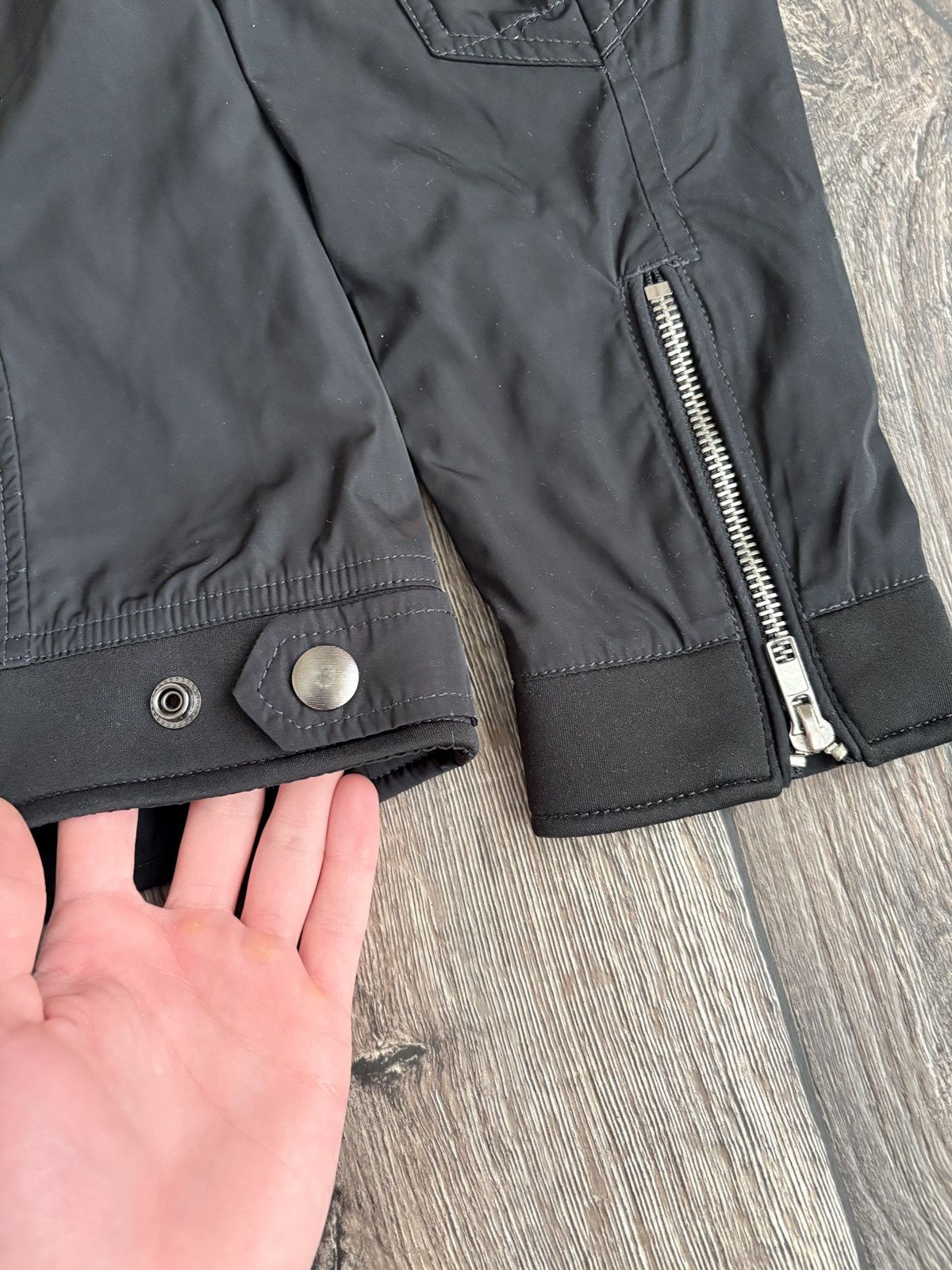 Diesel Diesel Leather Patch Logo Teflon System Moto Racing Jacket Size US M / EU 48-50 / 2 - 12 Thumbnail