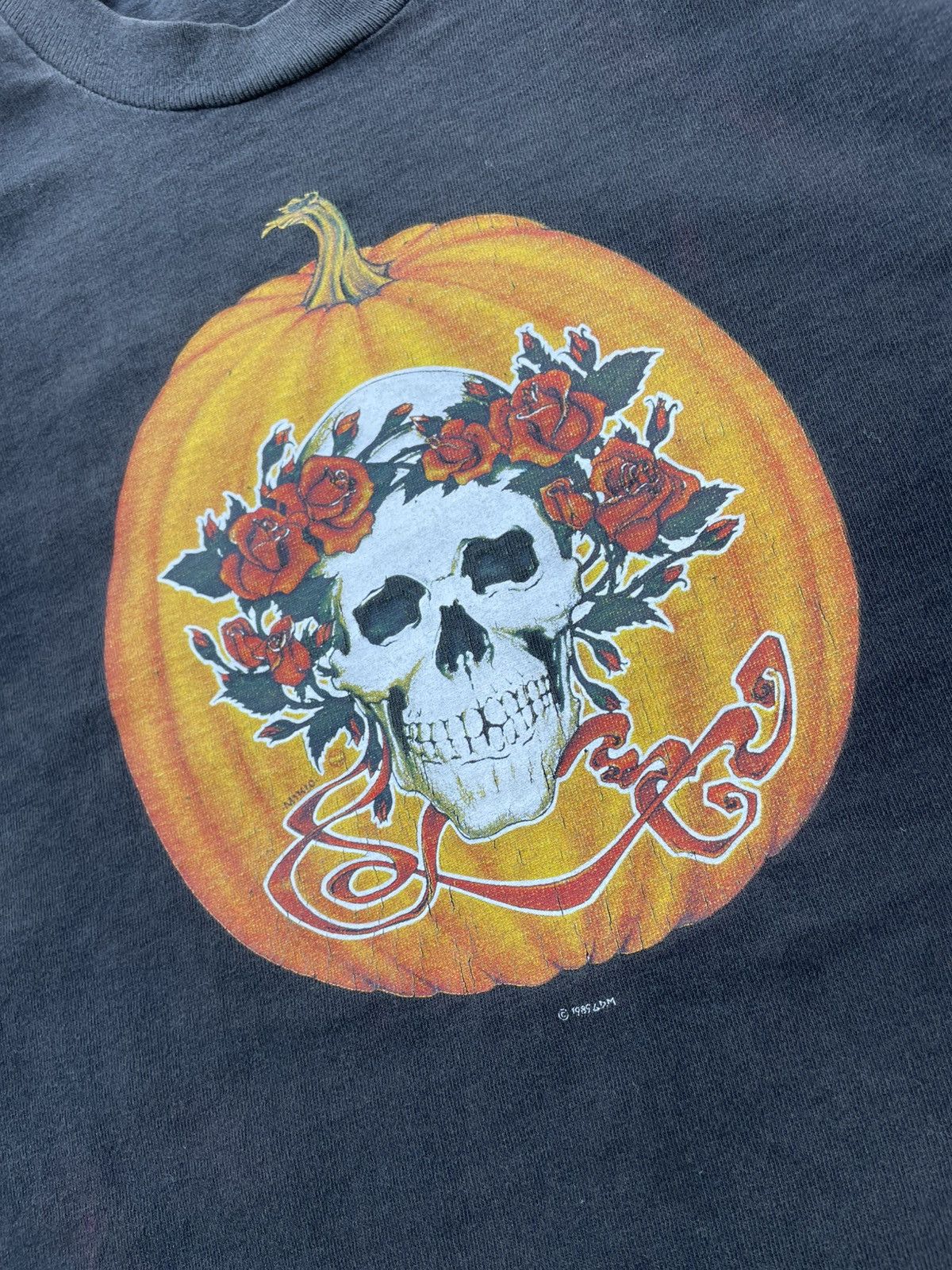Grateful Dead GRAIL 1989 GRATEFUL DEAD PUMPKIN BAND TEE 🎃 Size US XL / EU 56 / 4 - 2 Thumbnail