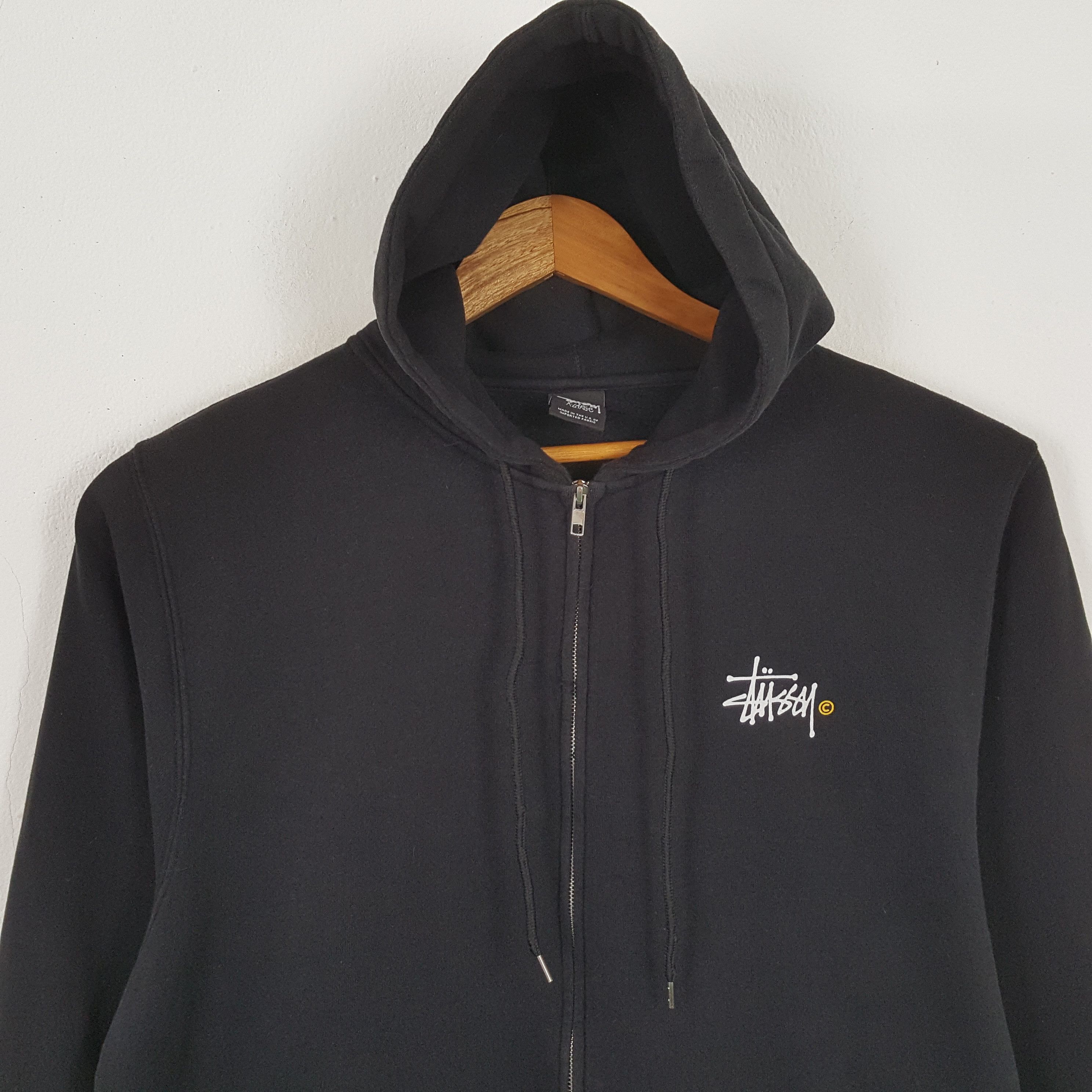 Stussy × Vintage Vintage STUSSY American Streetwear Skateboard Hoodies Size US L / EU 52-54 / 3 - 4 Thumbnail