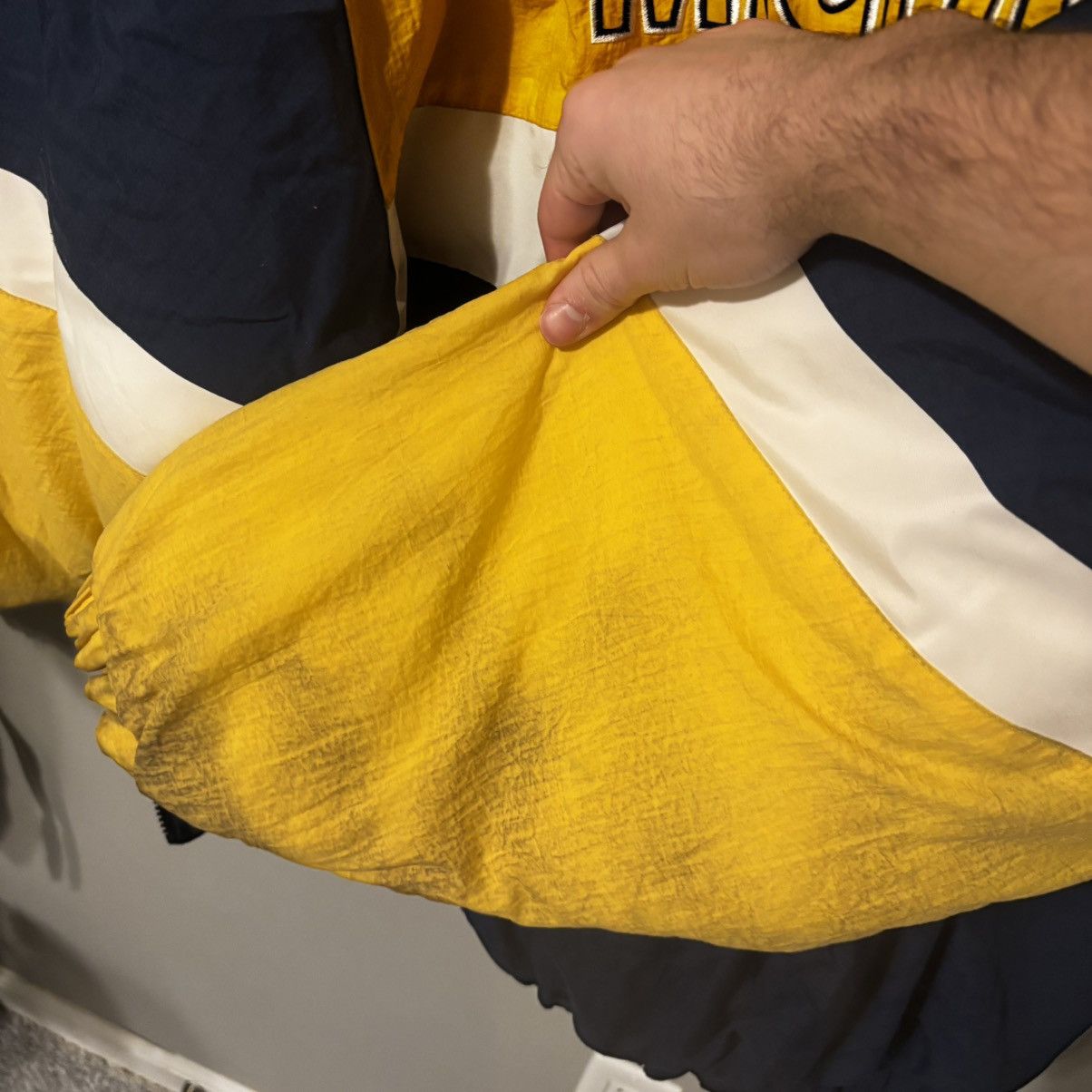 Logo 7 Logo 7 Michigan Wolverines Zip Up Hooded Jacket Size US XL / EU 56 / 4 - 7 Thumbnail