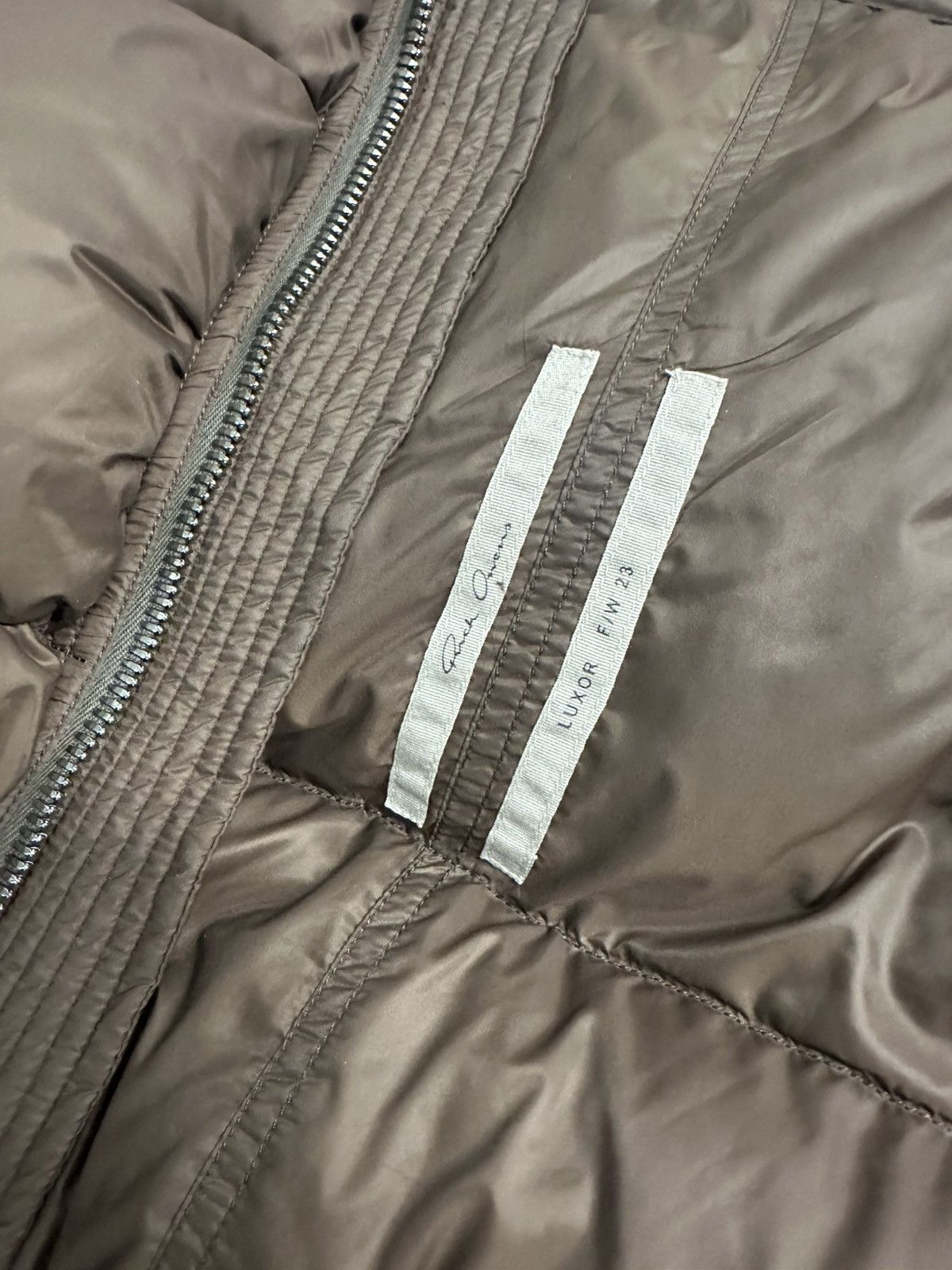 Rick Owens Rick owens LUXOR FW 23 brown runway puffer Size XL / US 12-14 / IT 48-50 - 7 Thumbnail