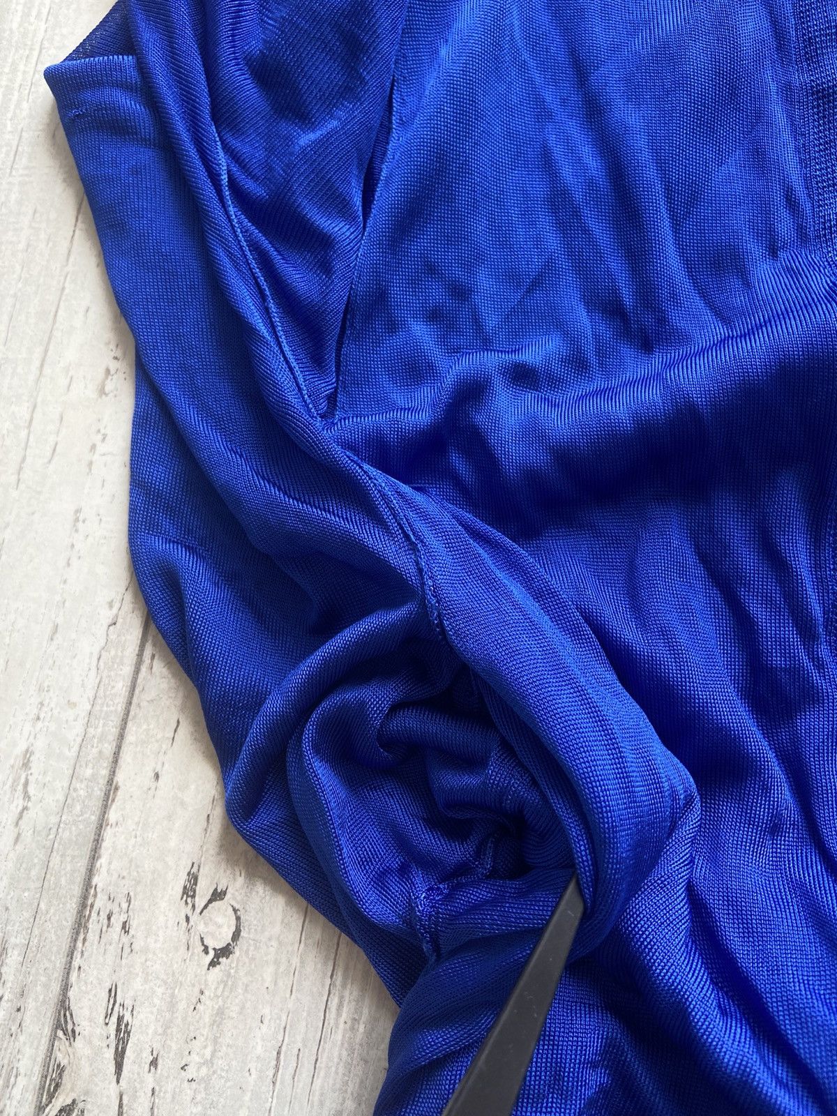 Tom Ford Tom Ford Blue Viscose Zip Hooded Dress Size S / US 4 / IT 40 - 15 Thumbnail