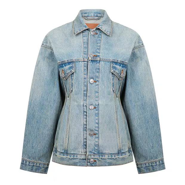 Balenciaga o1g2r1mq0924 Denim Jackets in Denim Blue Size XS / US 0-2 / IT 36-38 - 1 Thumbnail