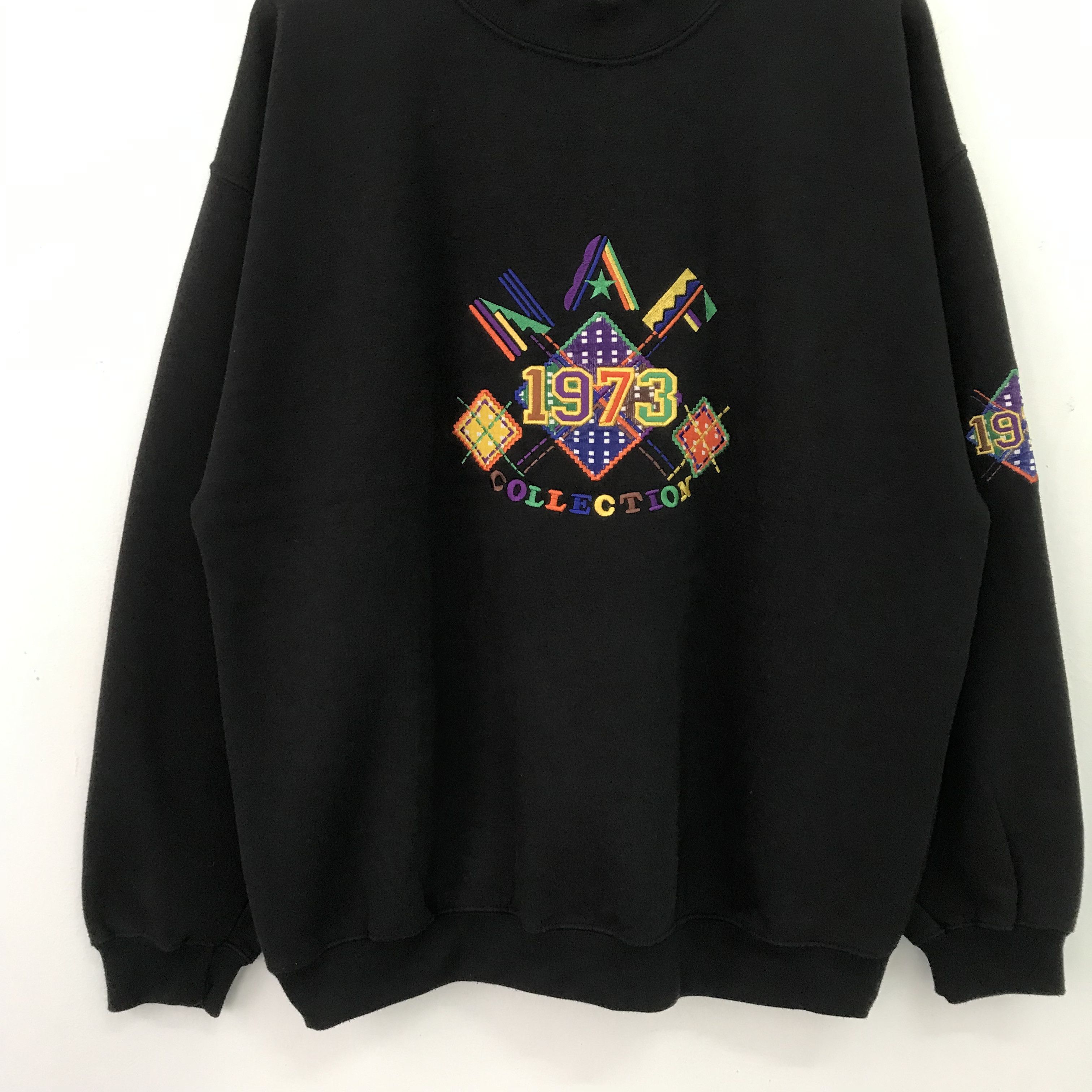 Vintage Vintage Naf Naf Collection Black Sweatshirt - 145 Size US XL / EU 56 / 4 - 3 Thumbnail