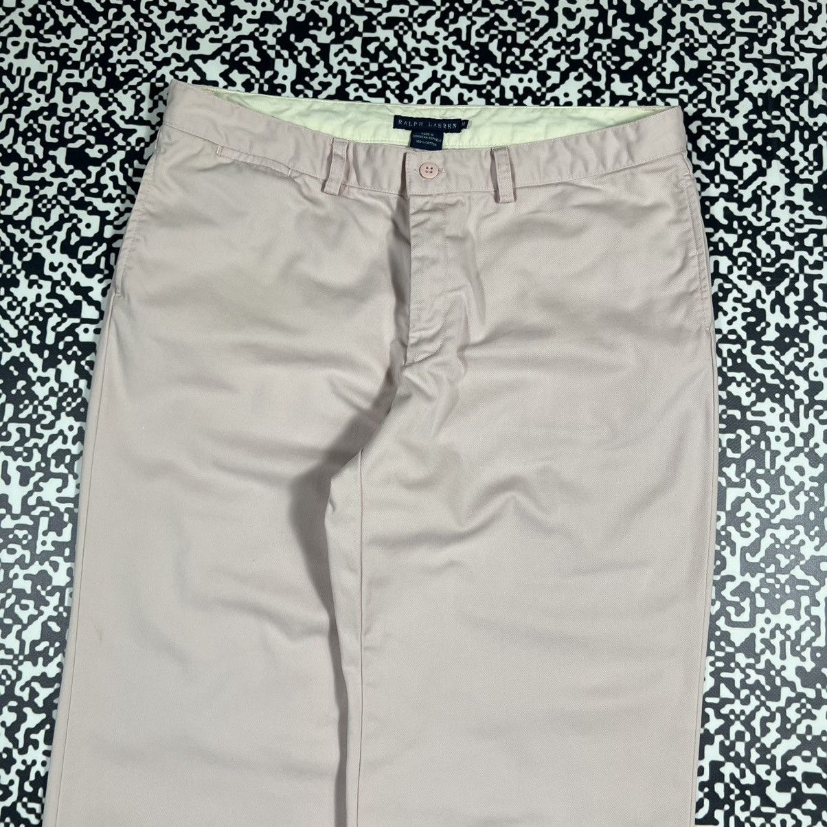 Polo Ralph Lauren Vintage Y2K Polo Ralph Lauren Pink Casual Style Chinos Pants Size 30" / US 8 / IT 44 - 8 Thumbnail