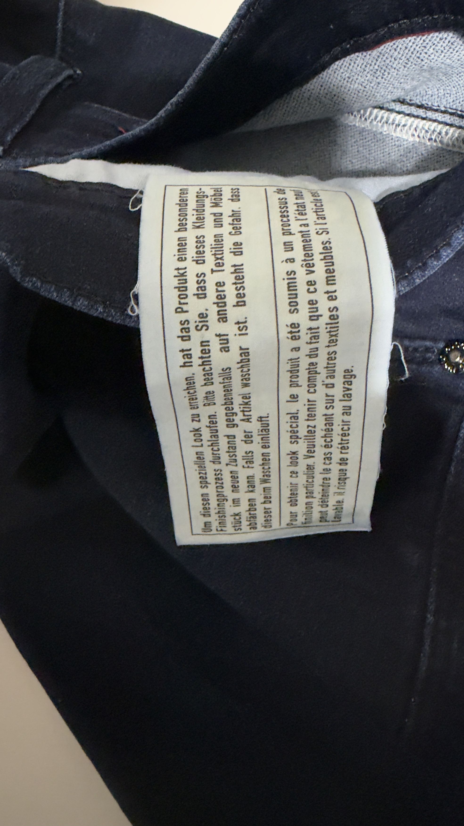 Hugo Boss Reverse Logo Delware Slim Fit Denim Navy Jeans Size US 32 / EU 48 - 4 Thumbnail