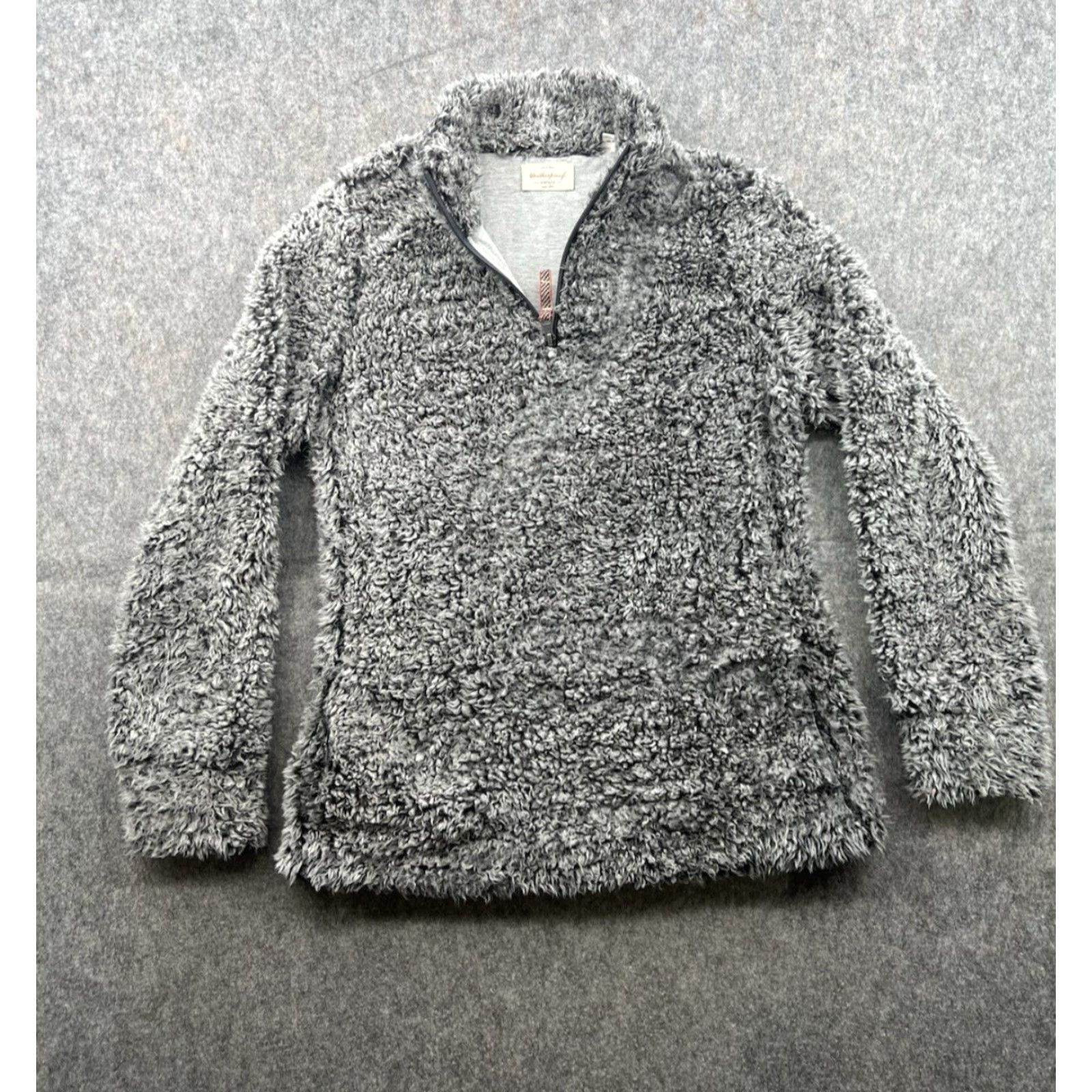 Weatherproof Weatherproof Vintage Women's Jacket Gray Fleece Long Sleeve 1/4 Zip M Medium Casual, Workwear, Travel, Fall, Spring, Winter, Model Jacket Size M / US 6-8 / IT 42-44 - 2 Thumbnail