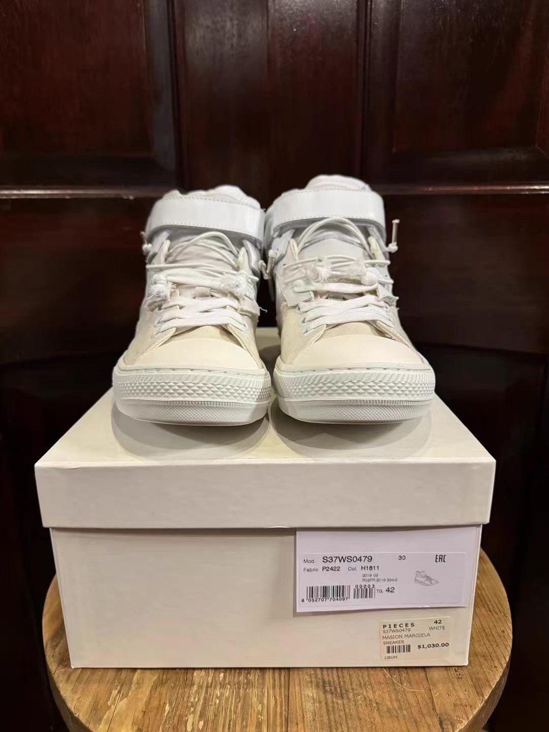 Maison Margiela Maison Margiela deconstructed buckle mid-top sneakers Ｑ25 Size US 6.5 / EU 39-40 - 1 Thumbnail