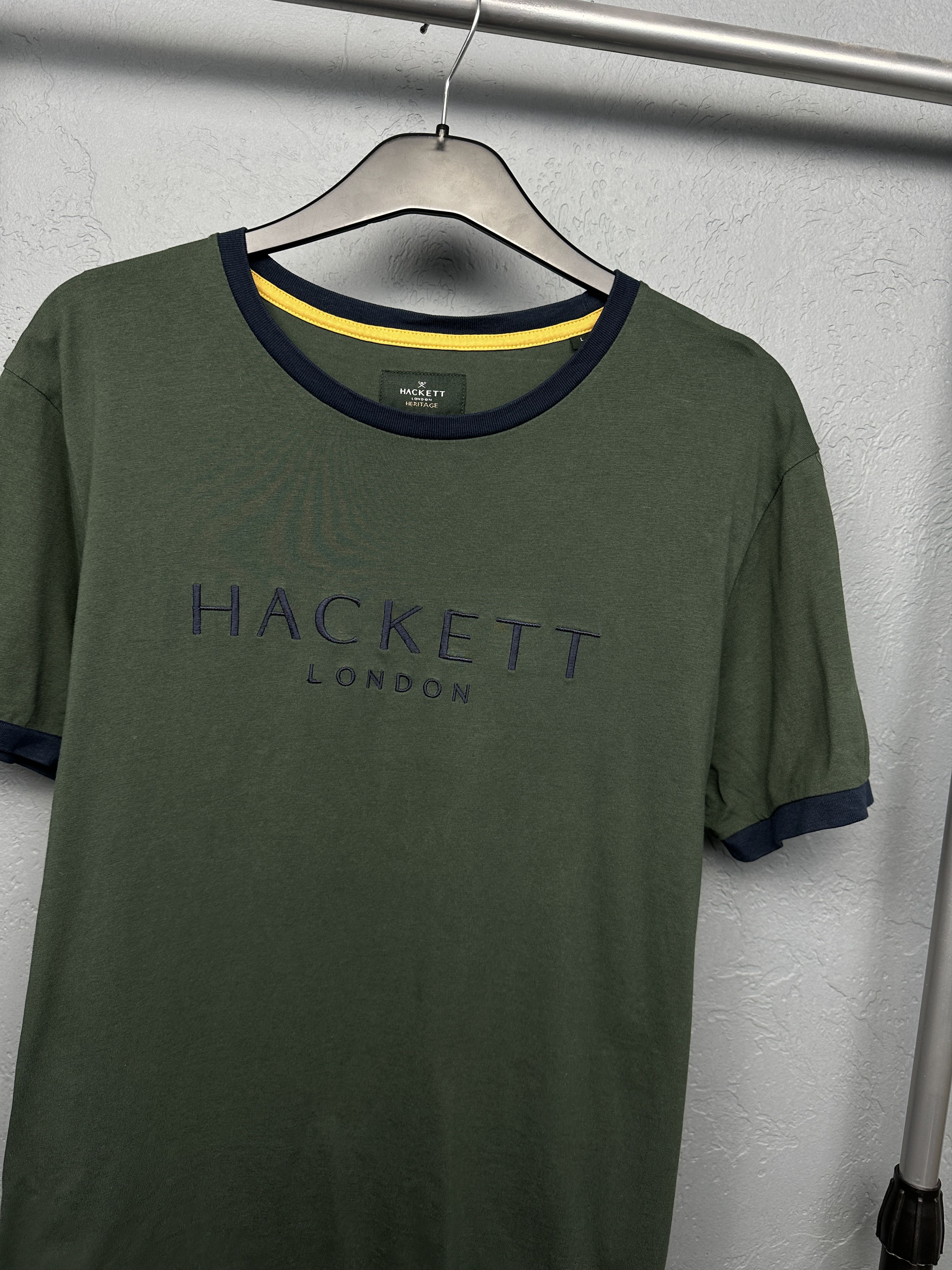 Hackett Hackett Mens Big Logo T-Shirt Size US L / EU 52-54 / 3 - 2 Thumbnail