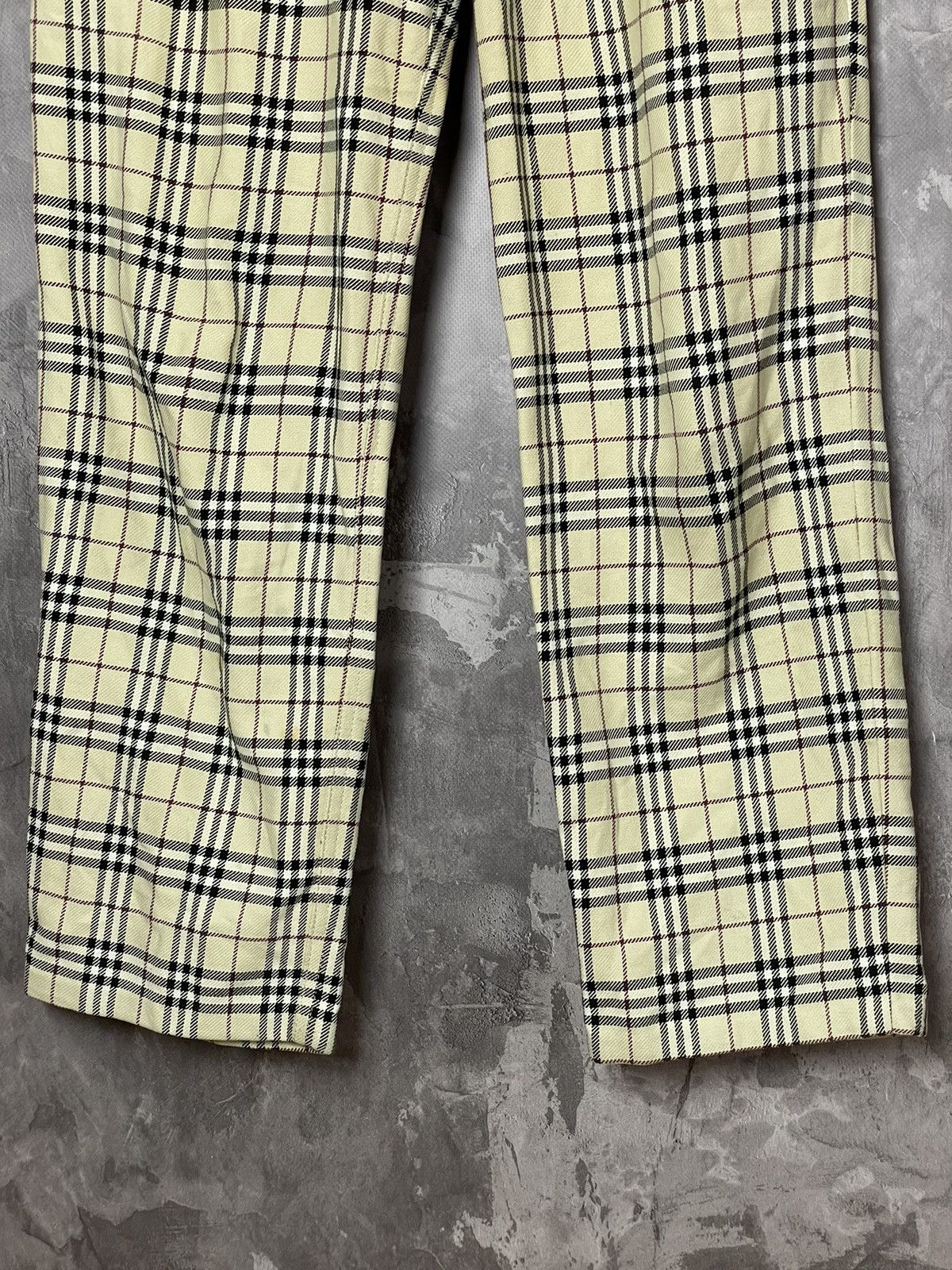 Burberry × Vintage Burberry nova check pants vintage full print Size 28" / US 6 / IT 42 - 7 Thumbnail