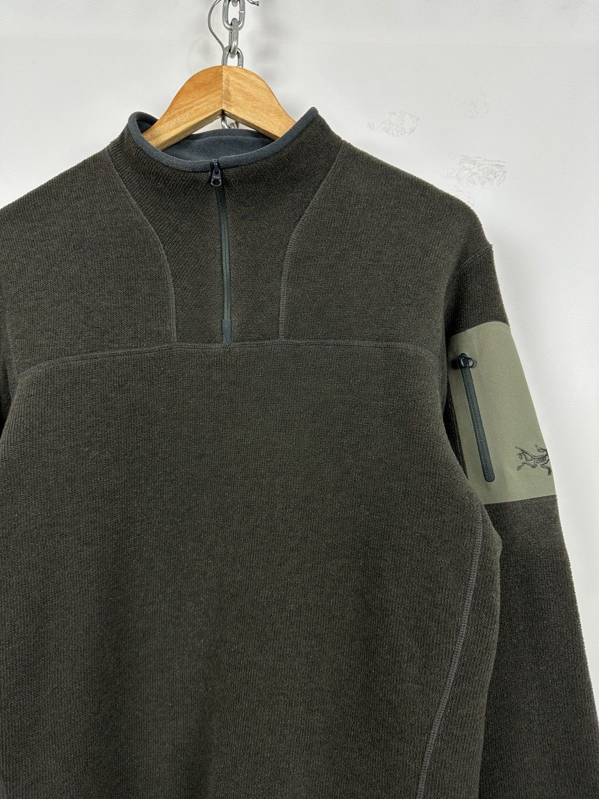 Arc'teryx Vintage Arcteryx Khaki Polartec Fleece Jacket Size US M / EU 48-50 / 2 - 7 Thumbnail