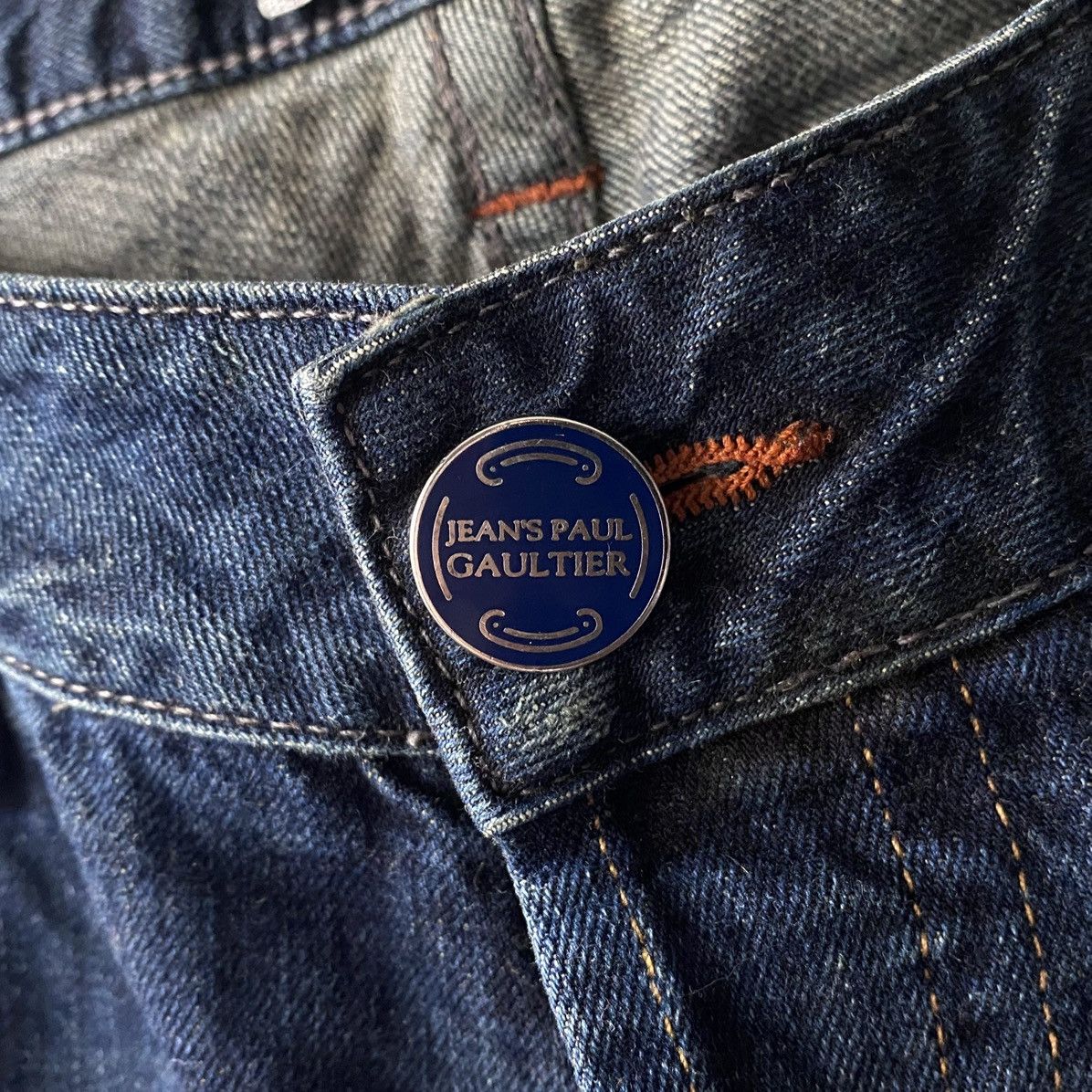 Jean Paul Gaultier Jean’s Paul Gaultier JPG Distressed Denim Metal Logo Archive Size US 36 / EU 52 - 6 Thumbnail