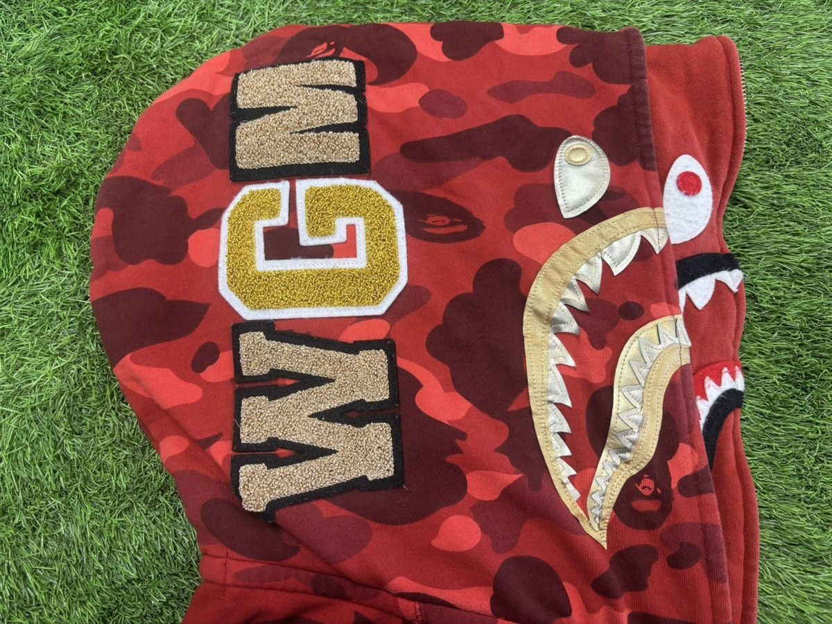 Bape Bape double shark full zip up hoodie Size US XL / EU 56 / 4 - 2 Thumbnail