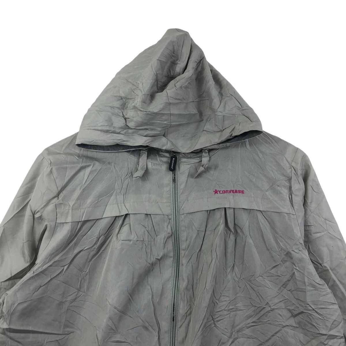 Converse Vintage CONVERSE ALL STARS Coat Hooded Zipper Jacket Size US XL / EU 56 / 4 - 2 Thumbnail