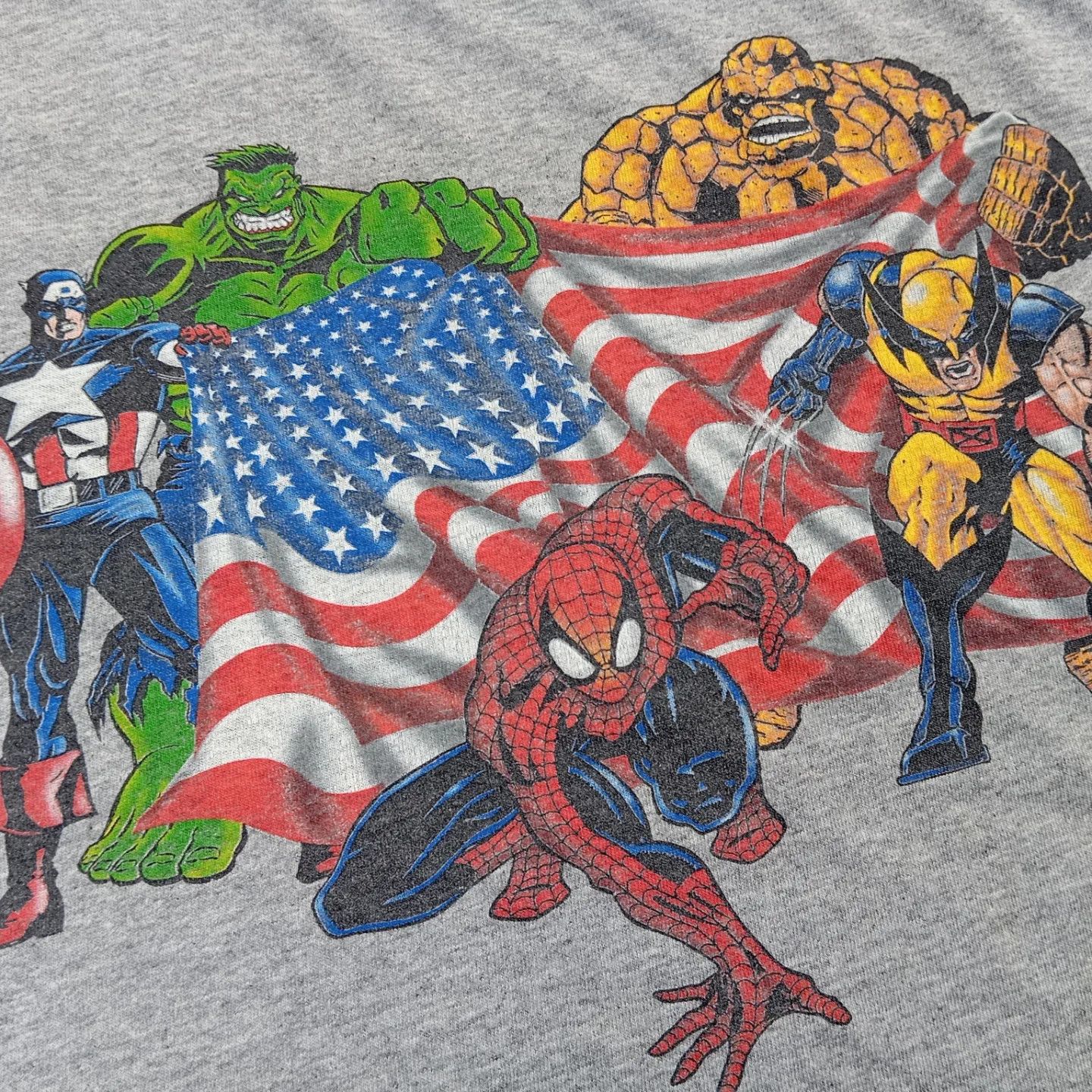 Marvel Comics × Vintage VTG Y2K 2001 Marvel Avengers Tshirt 💥 Size US L / EU 52-54 / 3 - 1 Thumbnail