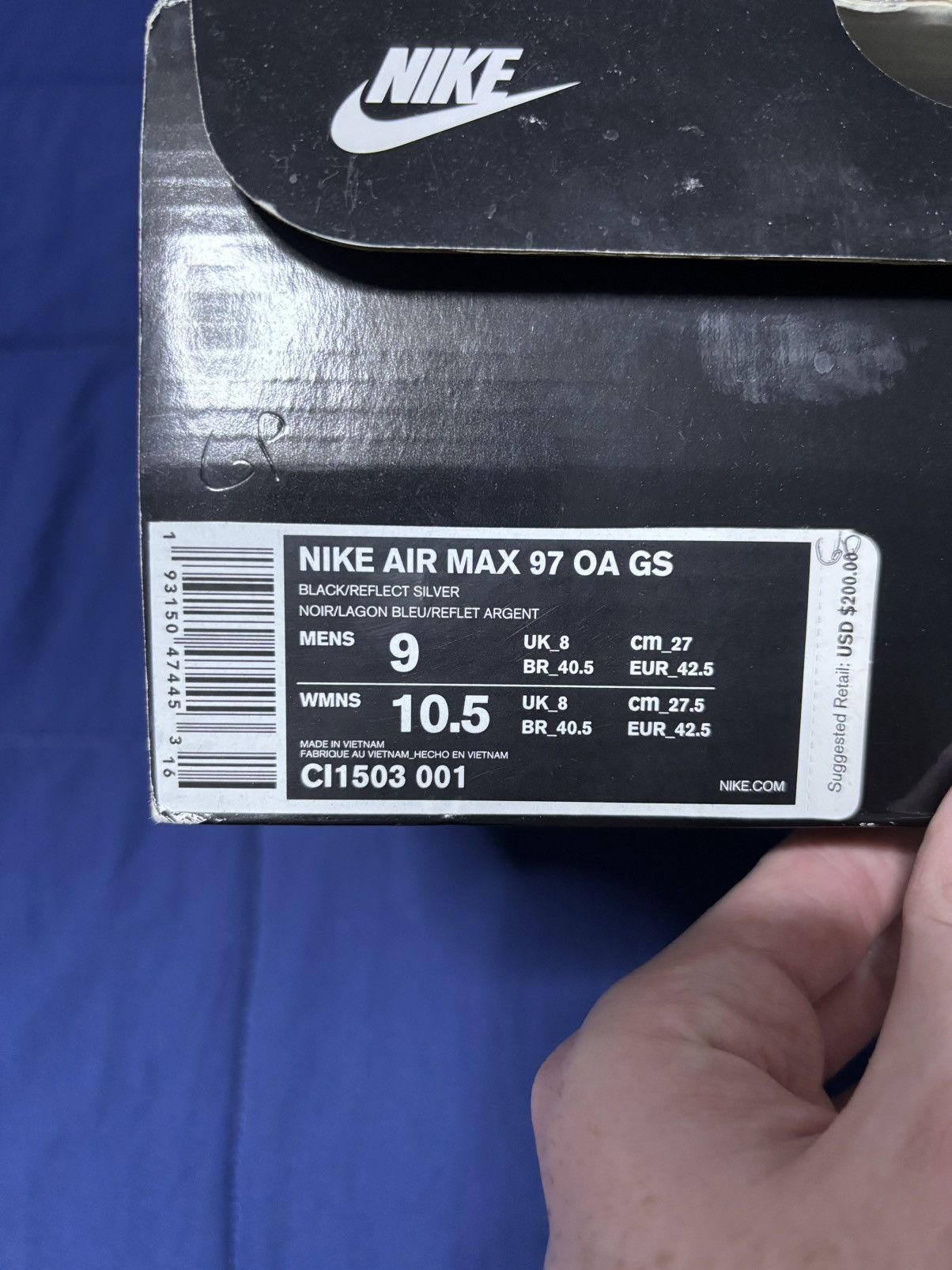 Nike Nike Air Max 97 On Air: Neon Seoul 2019 Size 9 Size US 9 / EU 42 - 10 Thumbnail