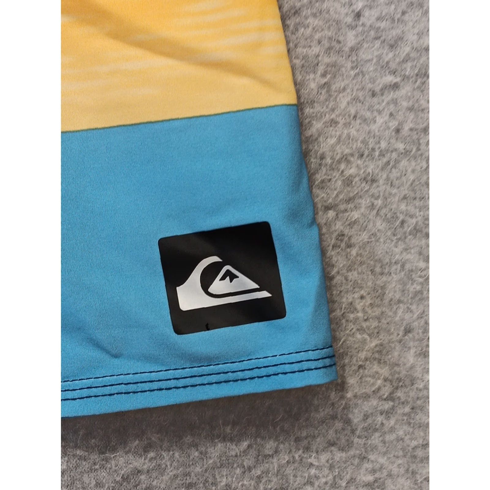 Quiksilver Quiksilver Board Shorts Swim Trunks Men 40 Colorblock Black Multi-Color Retro 40s Board Shorts Mens Size US 40 / EU 56 - 3 Thumbnail
