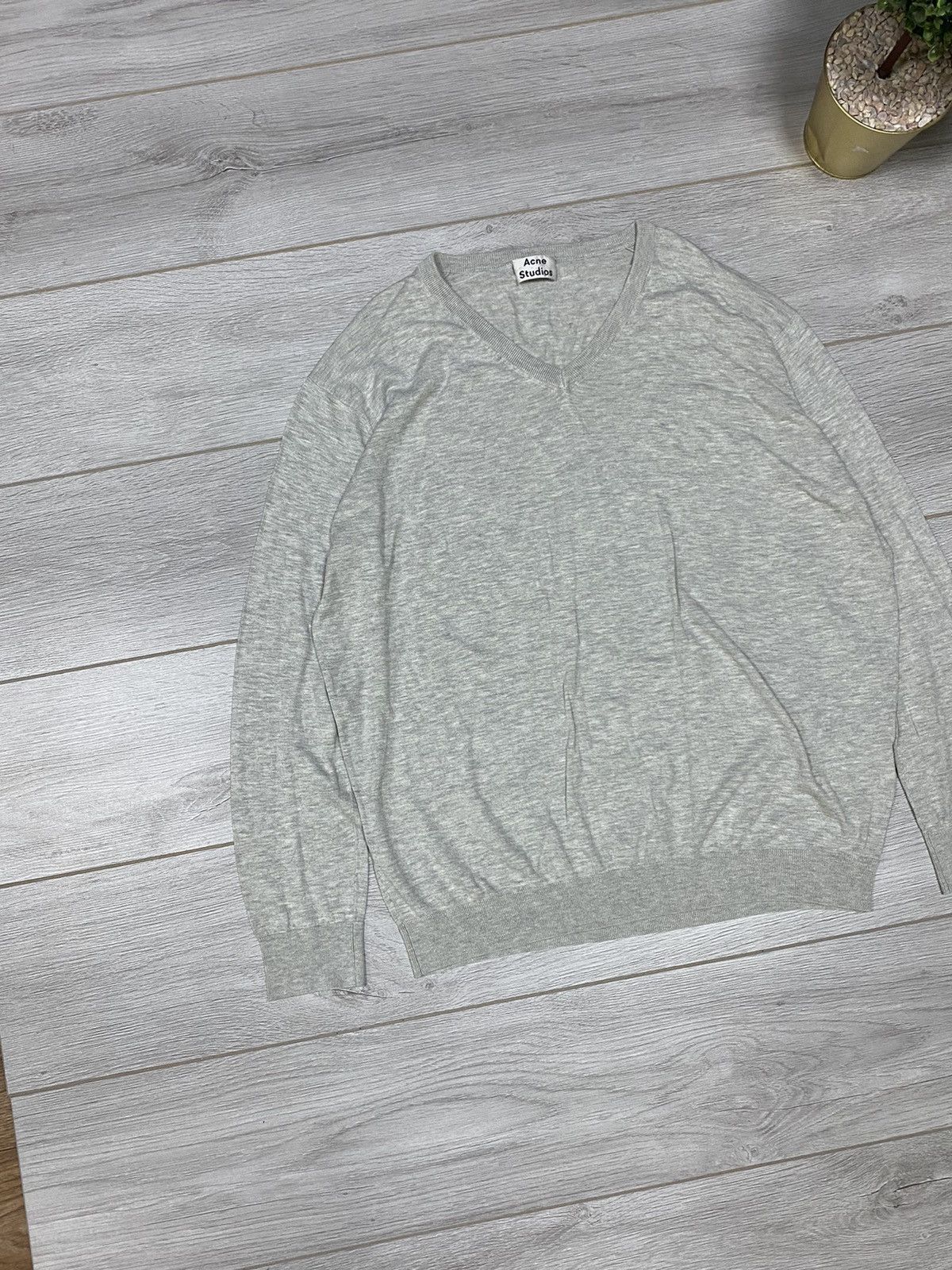Acne Studios Acne Studiis Belatrix Fluid ss15 vintage v neck sweater Size US M / EU 48-50 / 2 - 2 Thumbnail
