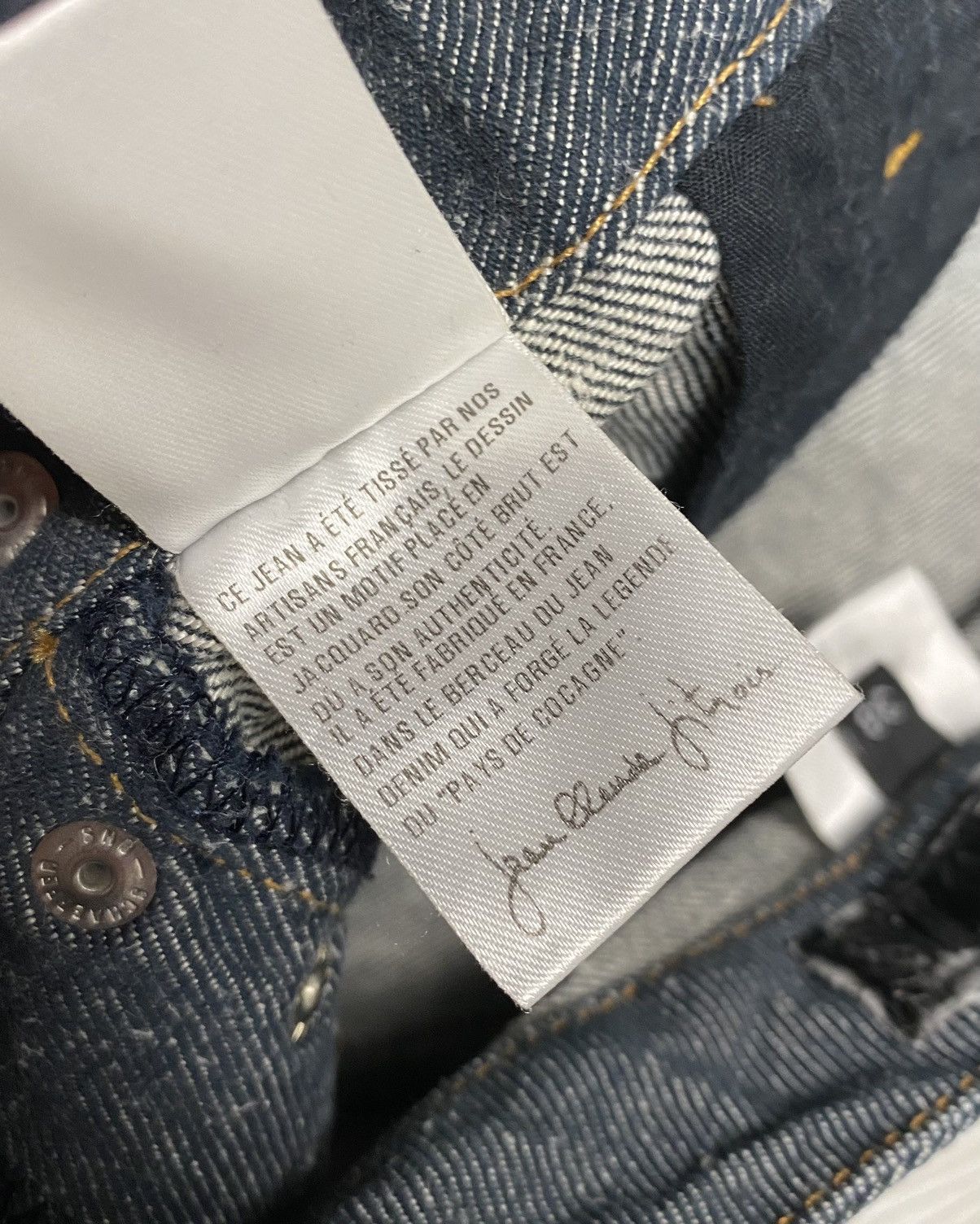 Designer × Jitrois Jitrois Archival Scorched Logo Bootcut flared jeans pants Size 27" / US 4 / IT 40 - 10 Thumbnail