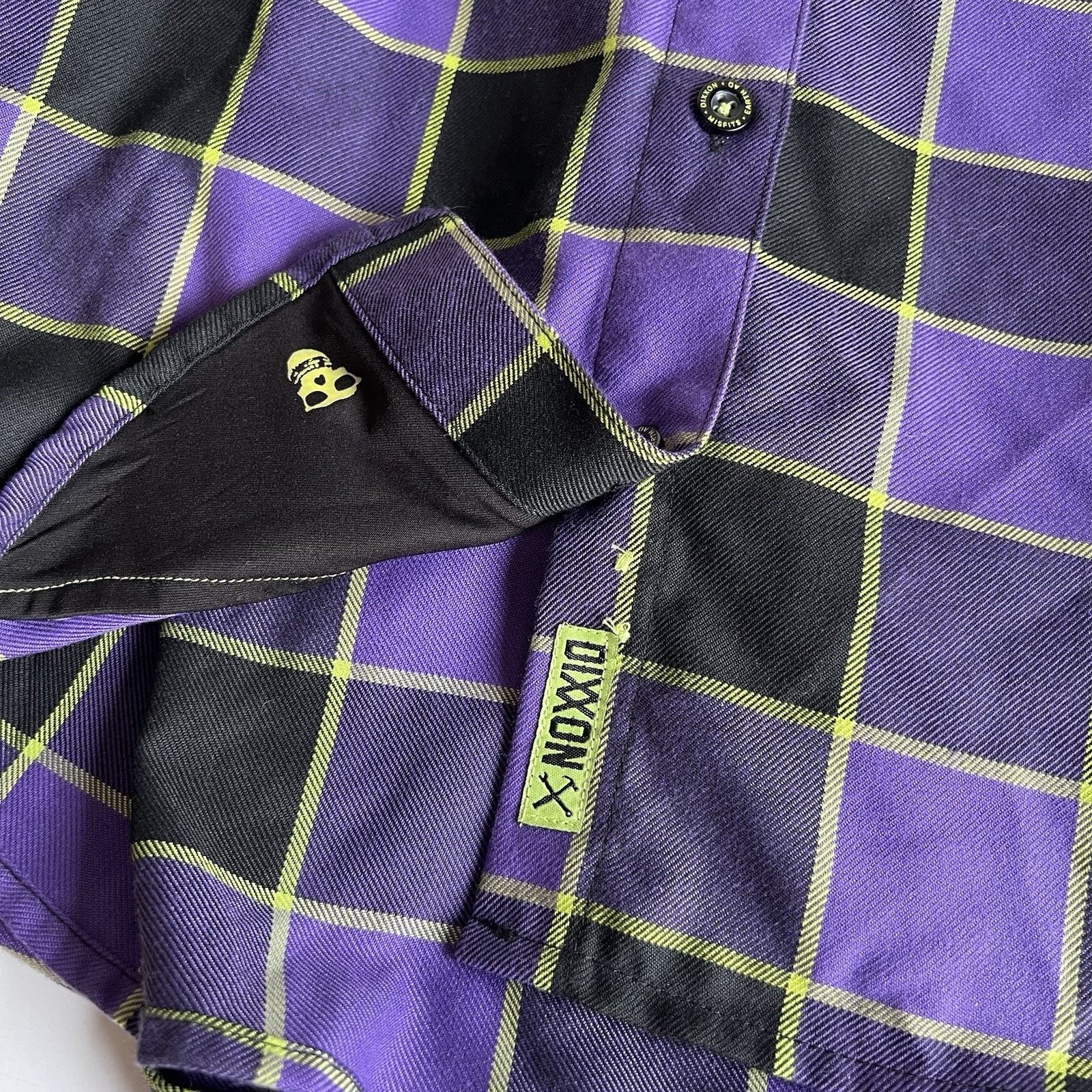Dixxon Dixxon MISFITS Flannel XL Earth AD Men's Danzig Purple Plaid Size US XL / EU 56 / 4 - 5 Thumbnail