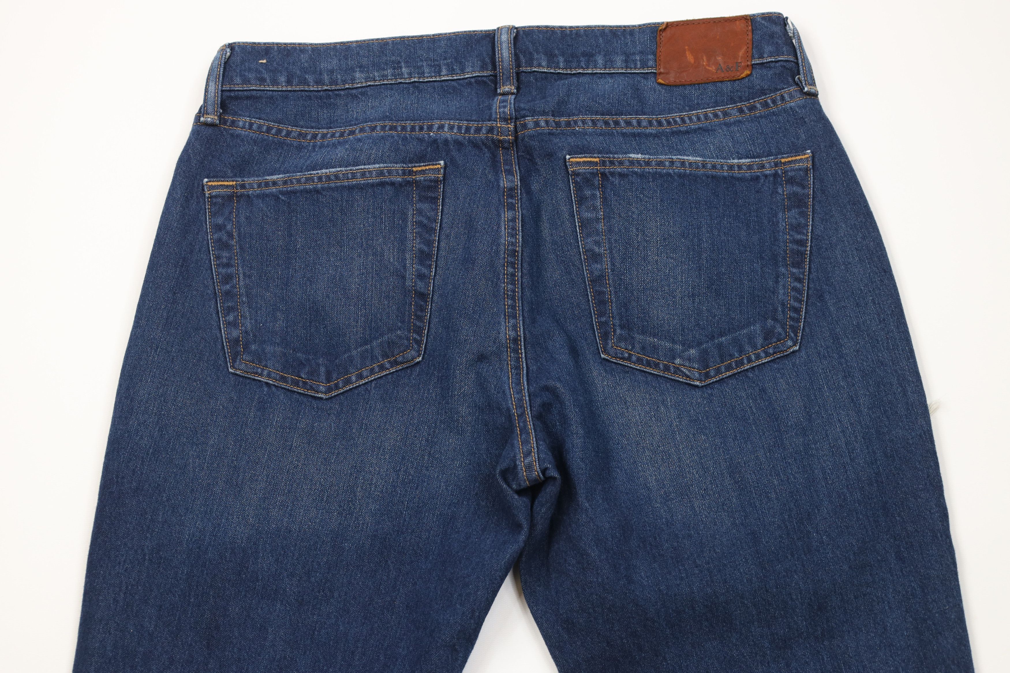 Abercrombie & Fitch Vintage Y2K Abercrombie & Fitch Rustin Athletic Slim Jeans Size US 33 - 10 Thumbnail