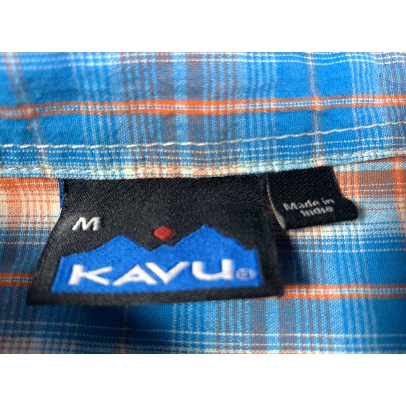 KAVU KAVU Men's Short Sleeve Button-Up Outdoor Shirt, Multicolor Plaid, Size M Size US M / EU 48-50 / 2 - 5 Thumbnail