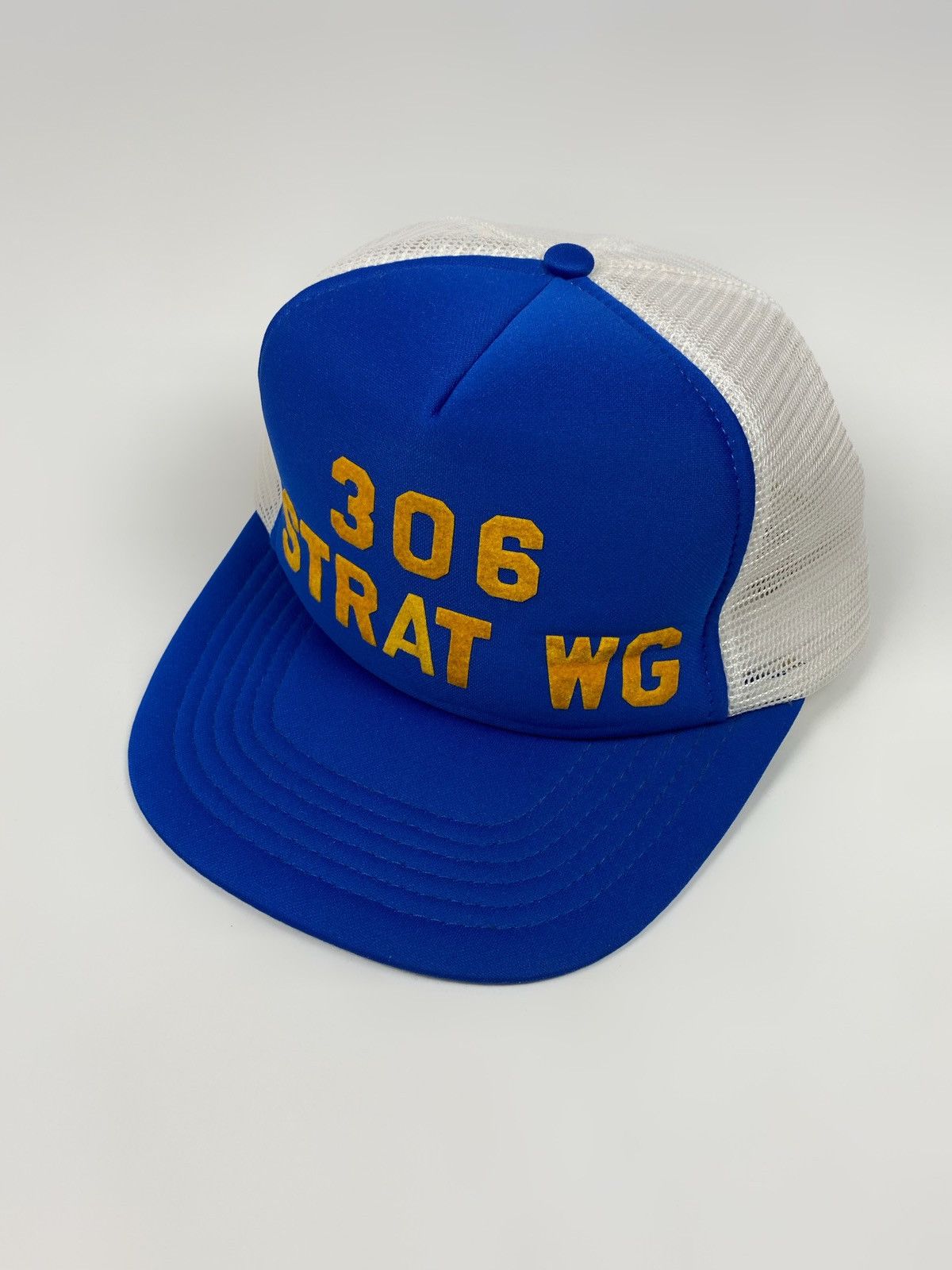 Vintage 1990’s Vintage US Air Force 306th Strategic Wing Trucker Hat Size ONE SIZE - 1 Thumbnail