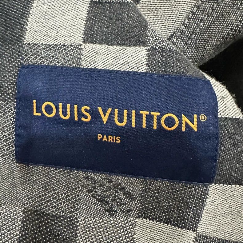 Louis Vuitton Louis Vuitton Checkerboard pearl denim jacket Size US L / EU 52-54 / 3 - 5 Thumbnail