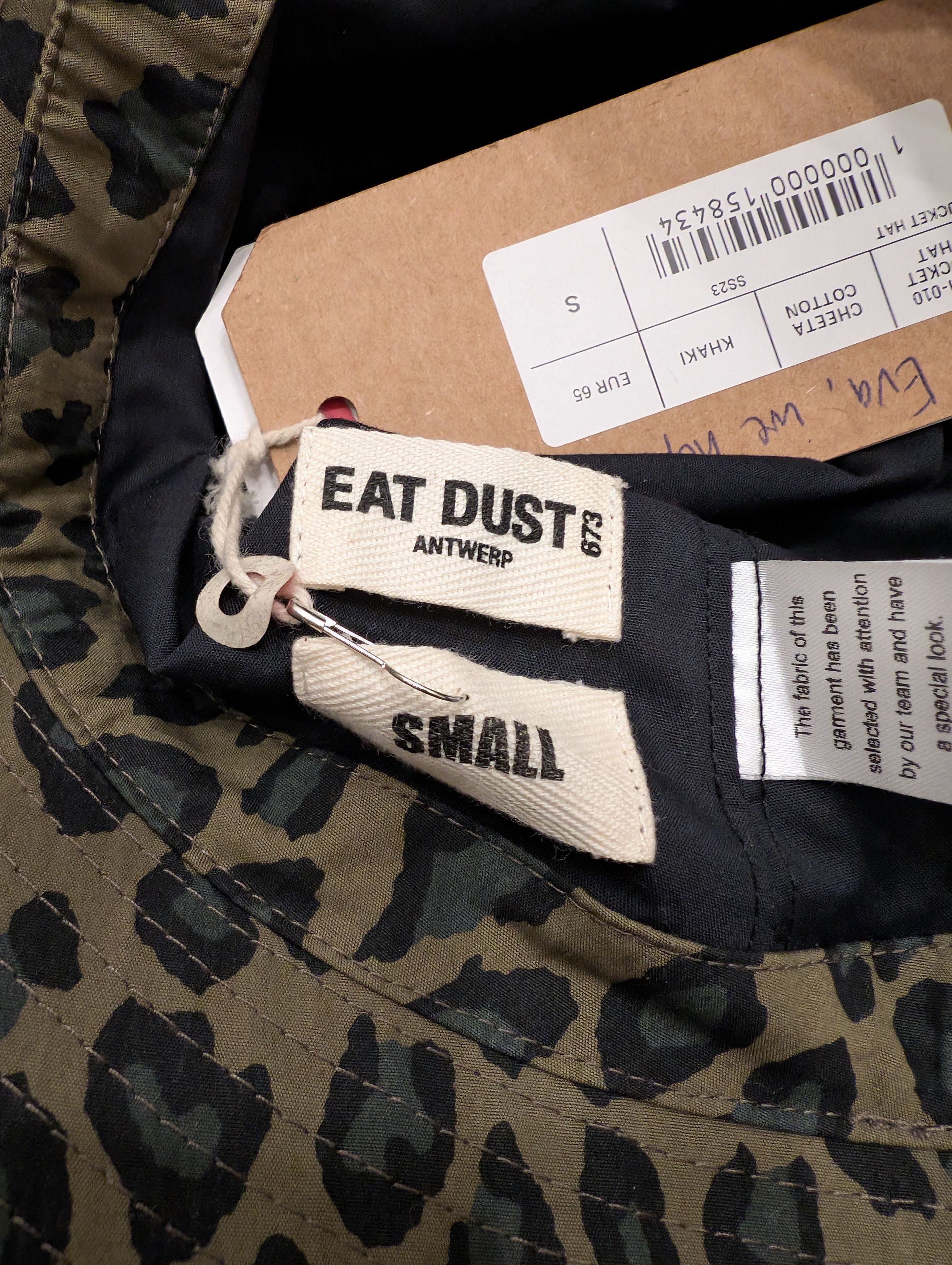 Eat Dust NWT Eat Dust Cheetah Print Bucket Hat Made in Portugal Size ONE SIZE - 5 Thumbnail