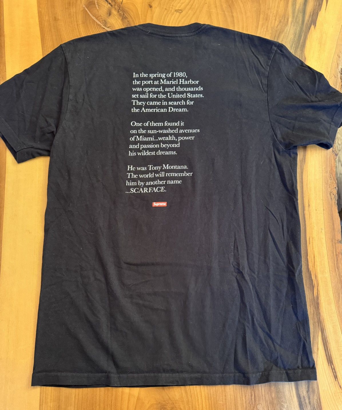 Supreme Supreme Scarface Split Tee Size US L / EU 52-54 / 3 - 2 Thumbnail